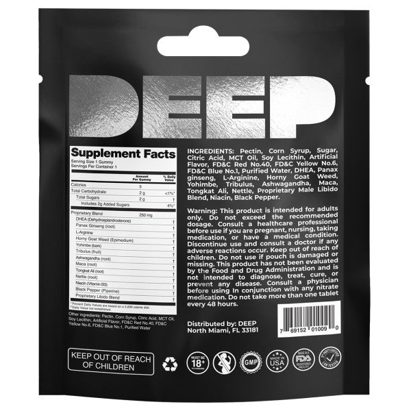 Deep Him Gummy 12 Pack Display - 1 Per Pack