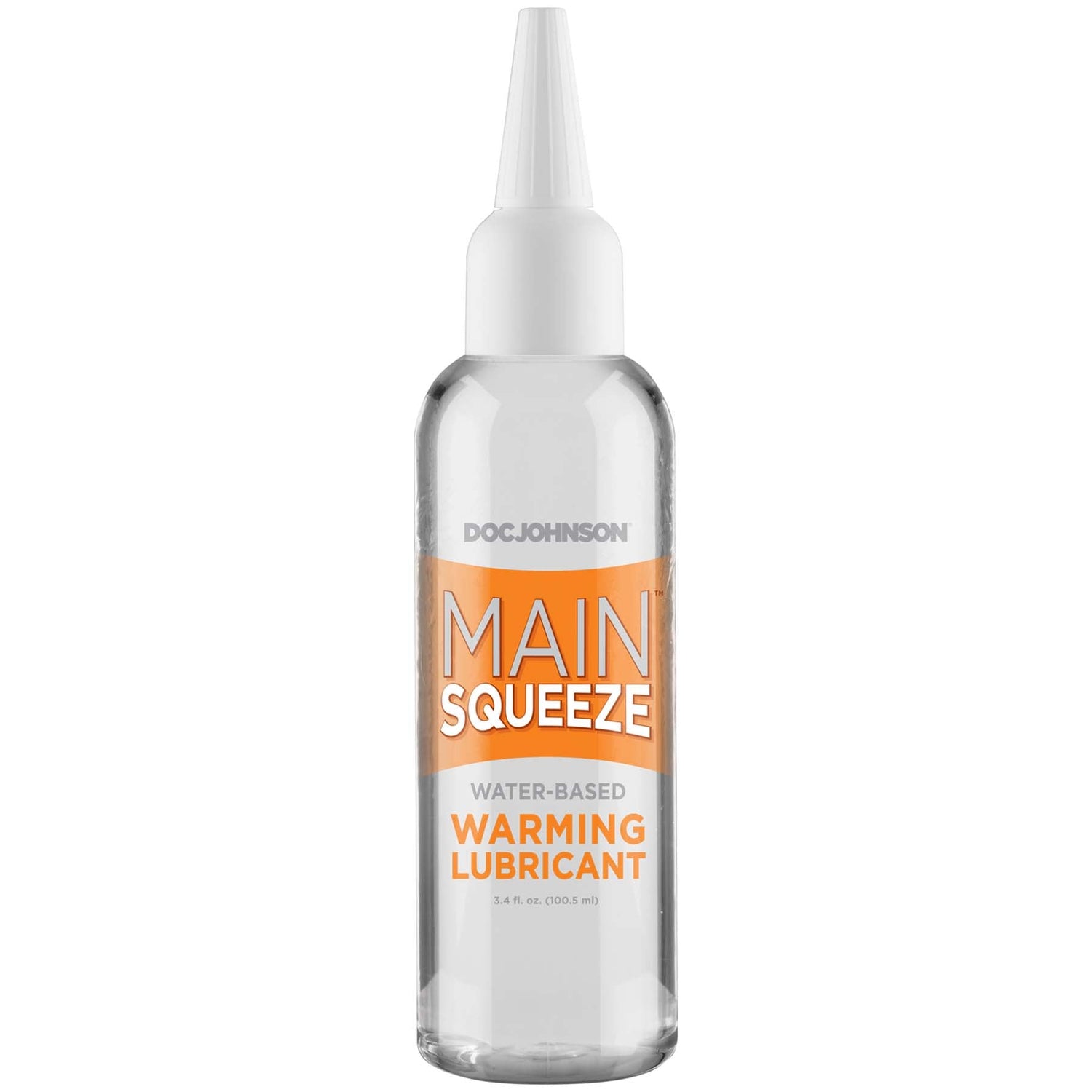 Doc Johnson Main Squeeze - Warming - 3.4 Fl. Oz. — Lubricant