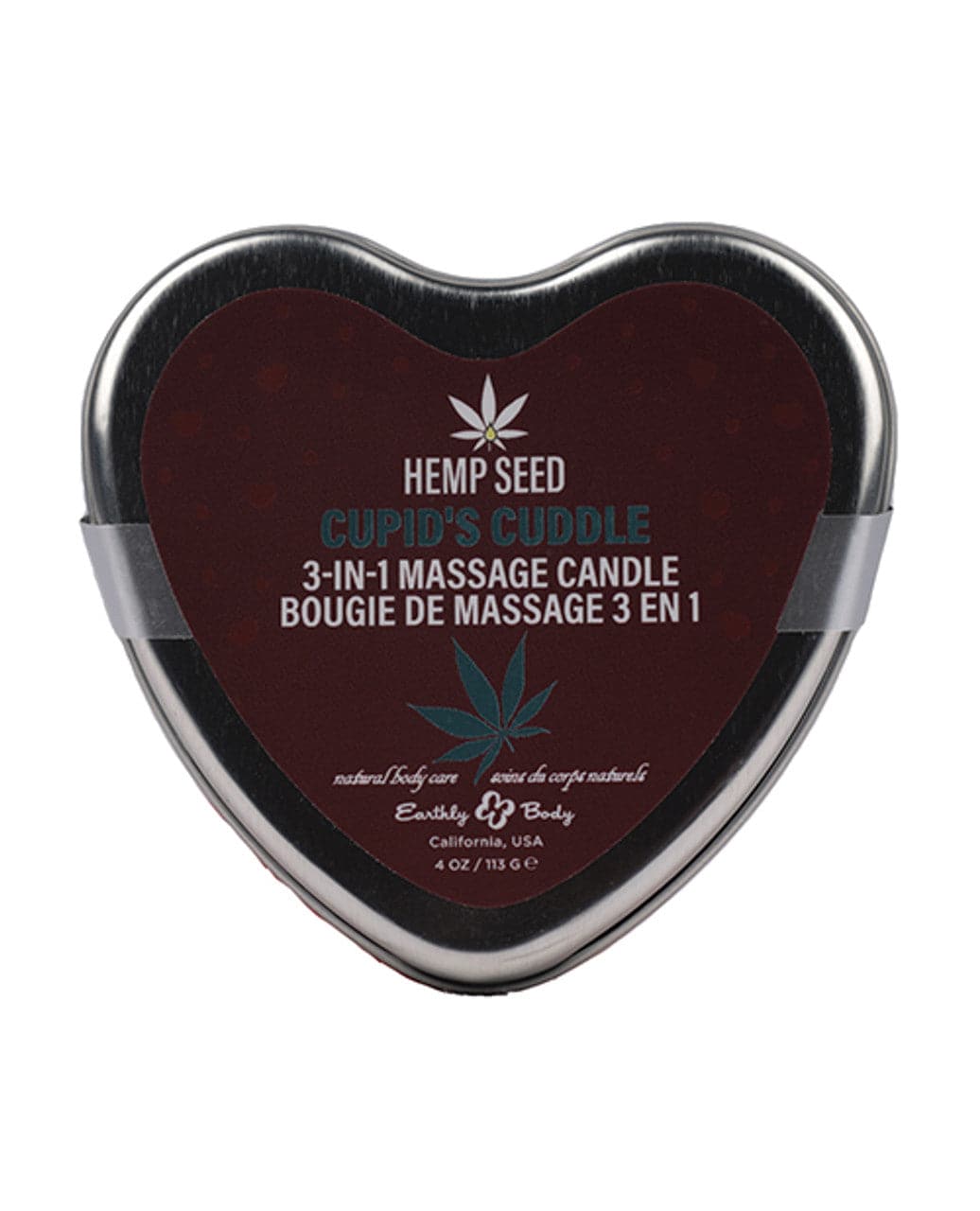 Hemp Seed 3-in-1 Valentines Day Candle - Cupid&#39;s Cuddle 4 Oz