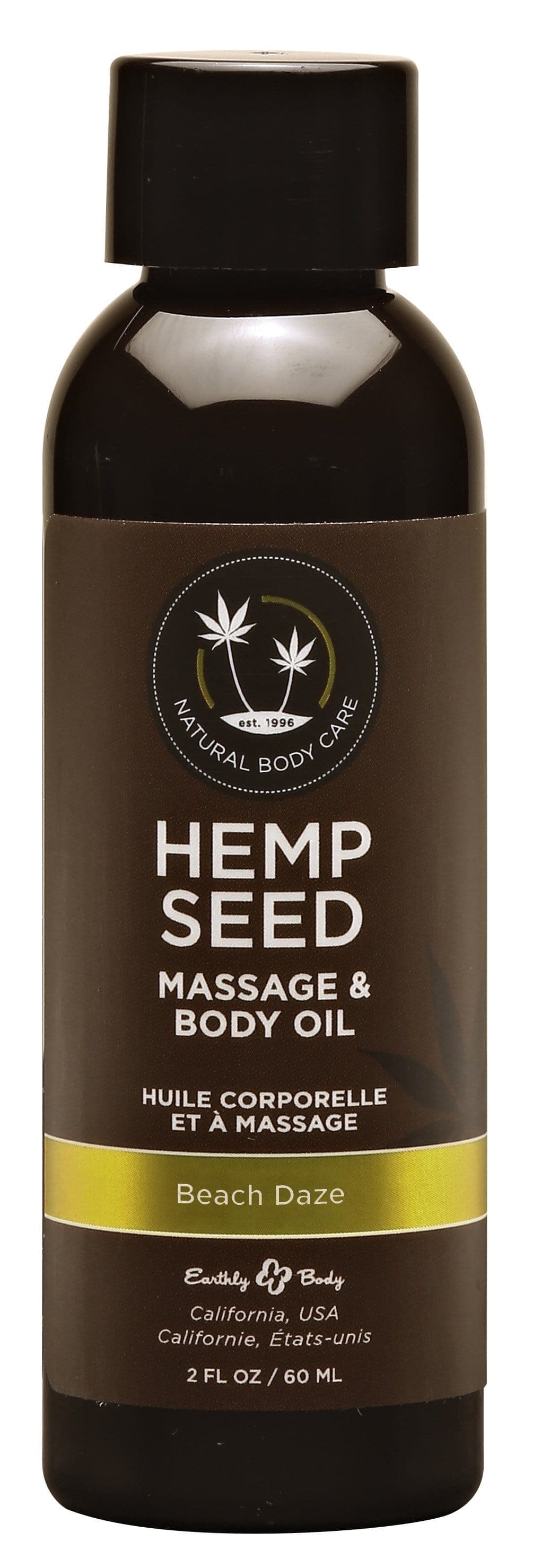 Hemp Seed Massage and Body Oil - Beach Daze 2 Fl. Oz/ 60ml