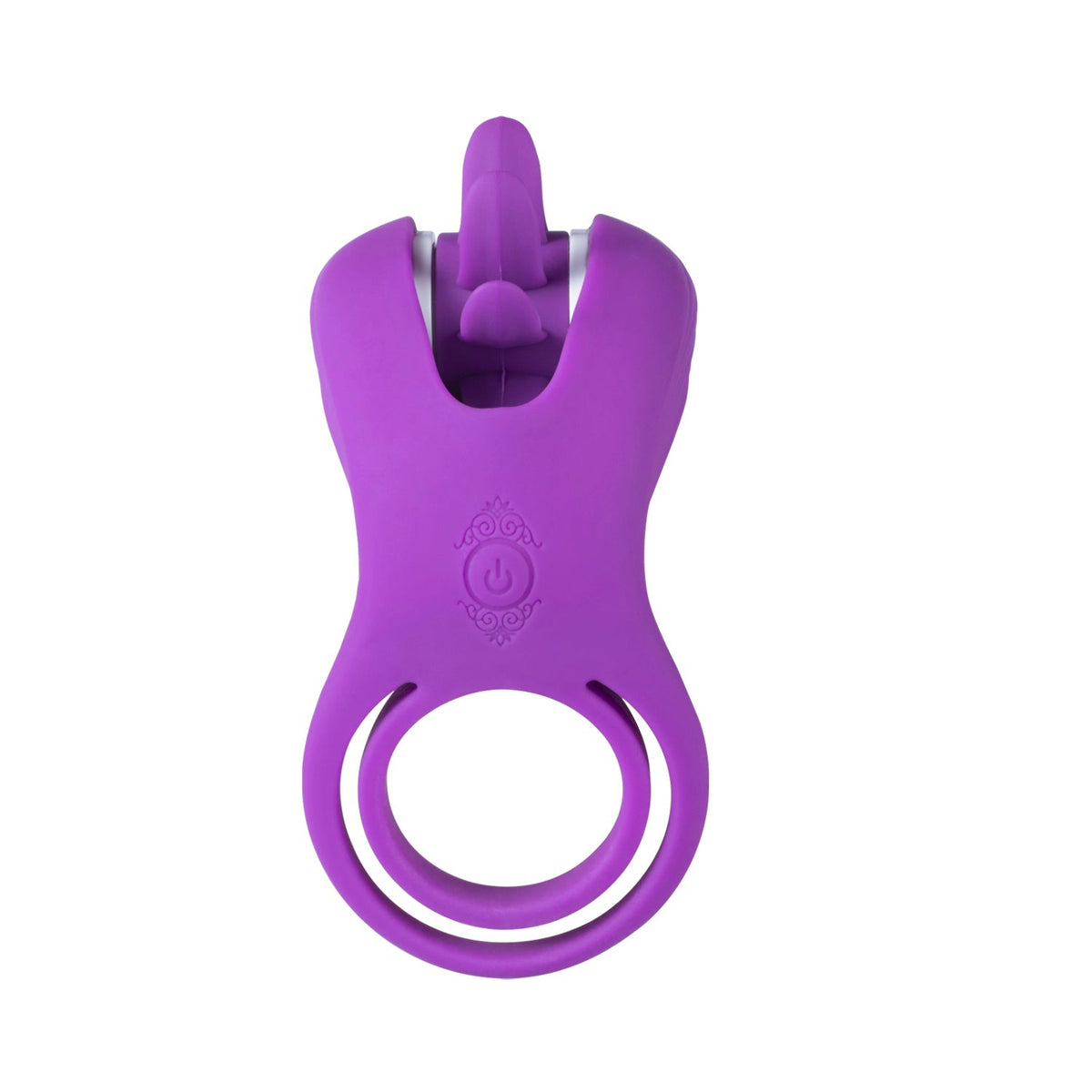 Roxy - Tongue Clit Licker and Cock Ring - Purple