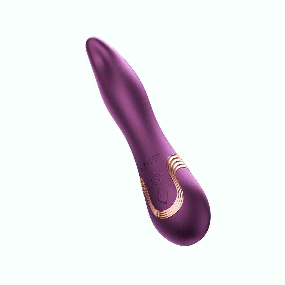 Fling - Vibrador para lamer oral controlado por aplicación - Púrpura
