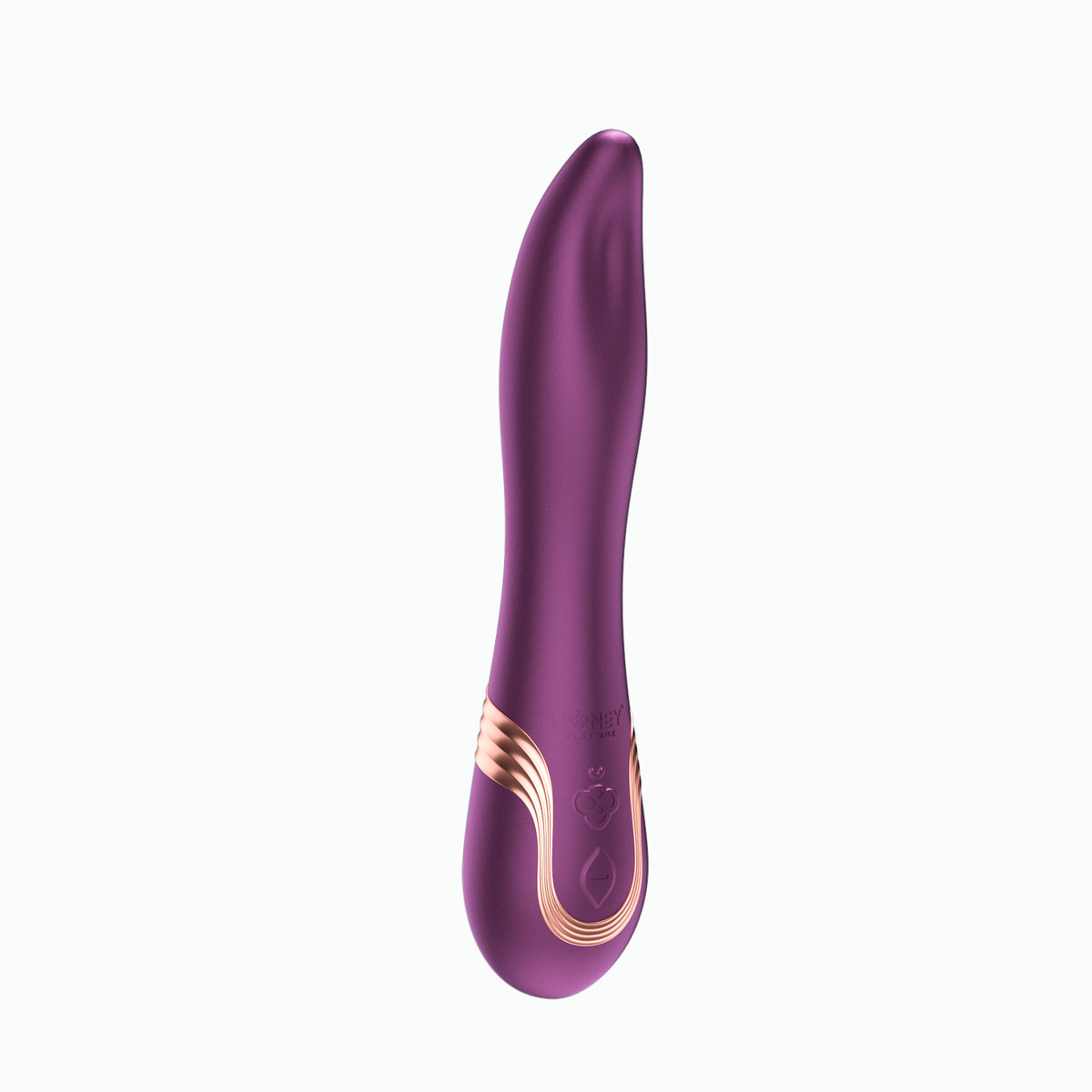 Fling - Vibrador para lamer oral controlado por aplicación - Púrpura