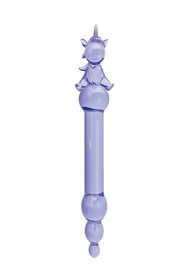glass menagerie unicorn dildo purple
