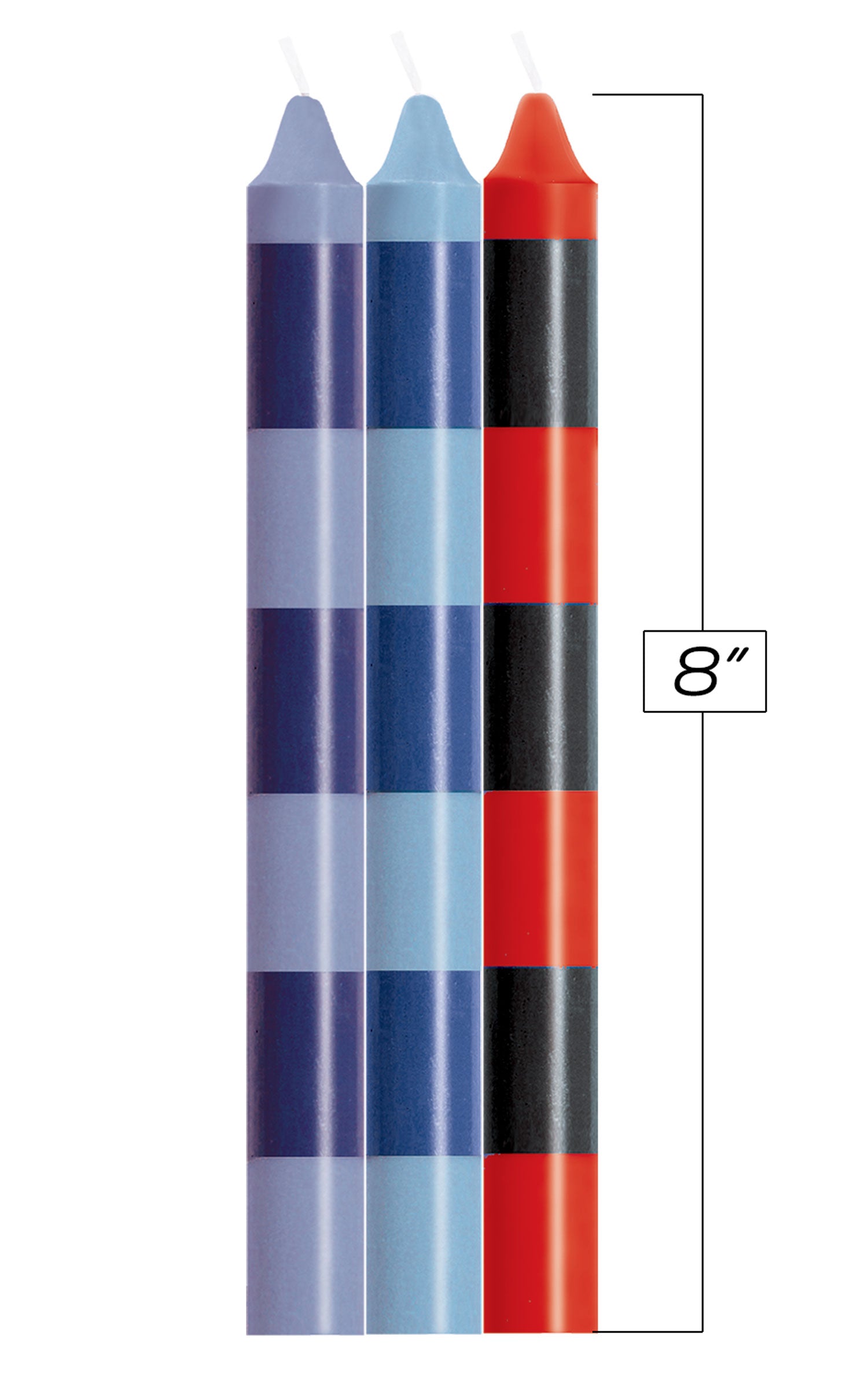 The 9's Make Me Melt Sensual Warm Drip Candles 3pk Stripes Passionettes Default Title