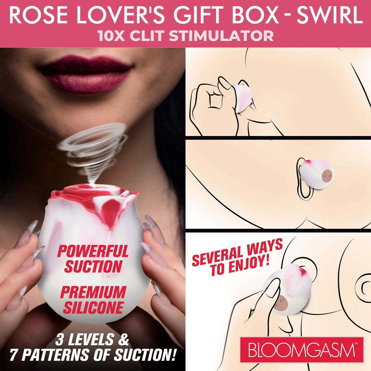 the rose lovers gift box bloomgasm swirl