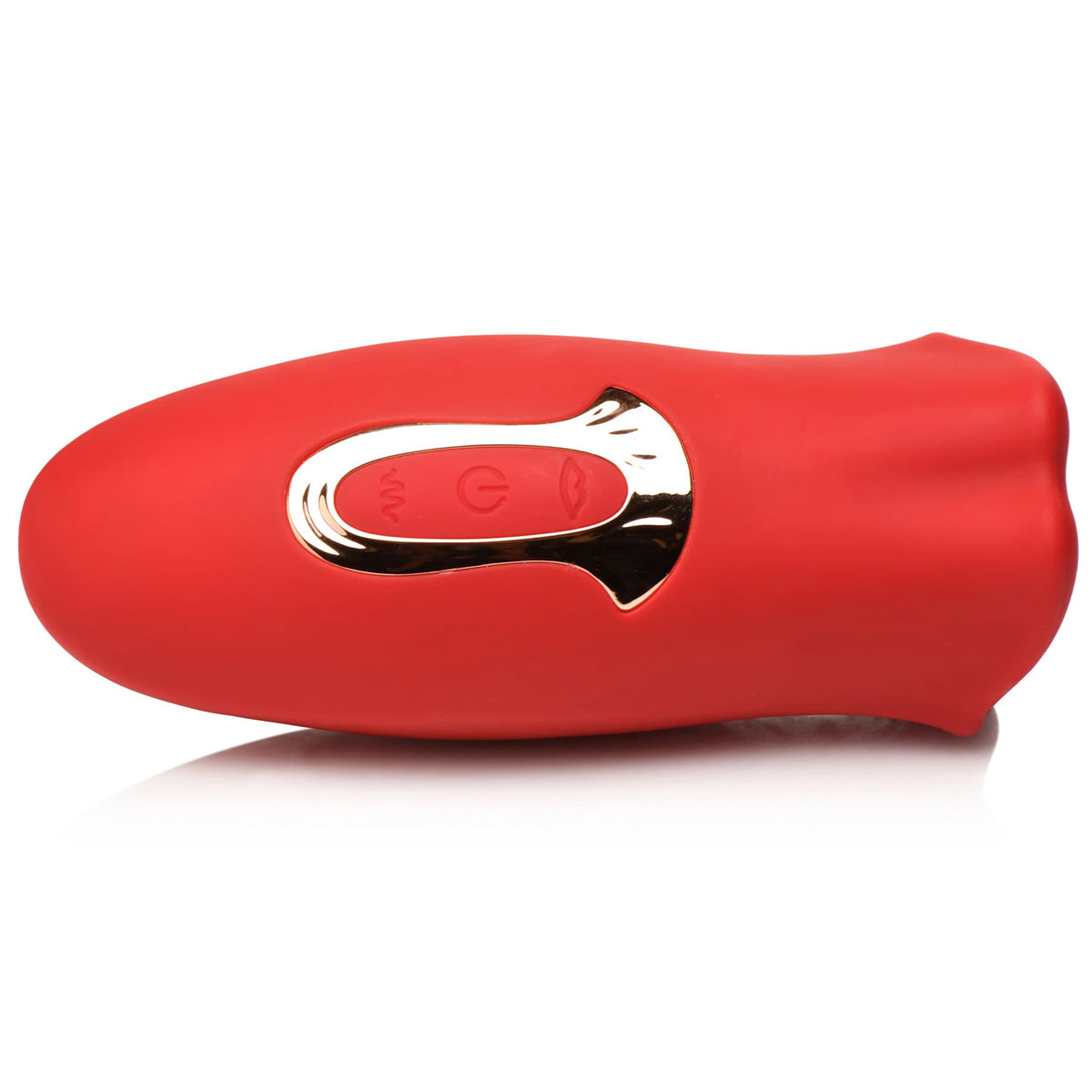 Lickgasm Kiss and Tell Mini Estimulador de Clítoris Vibrador y Besador - Rojo