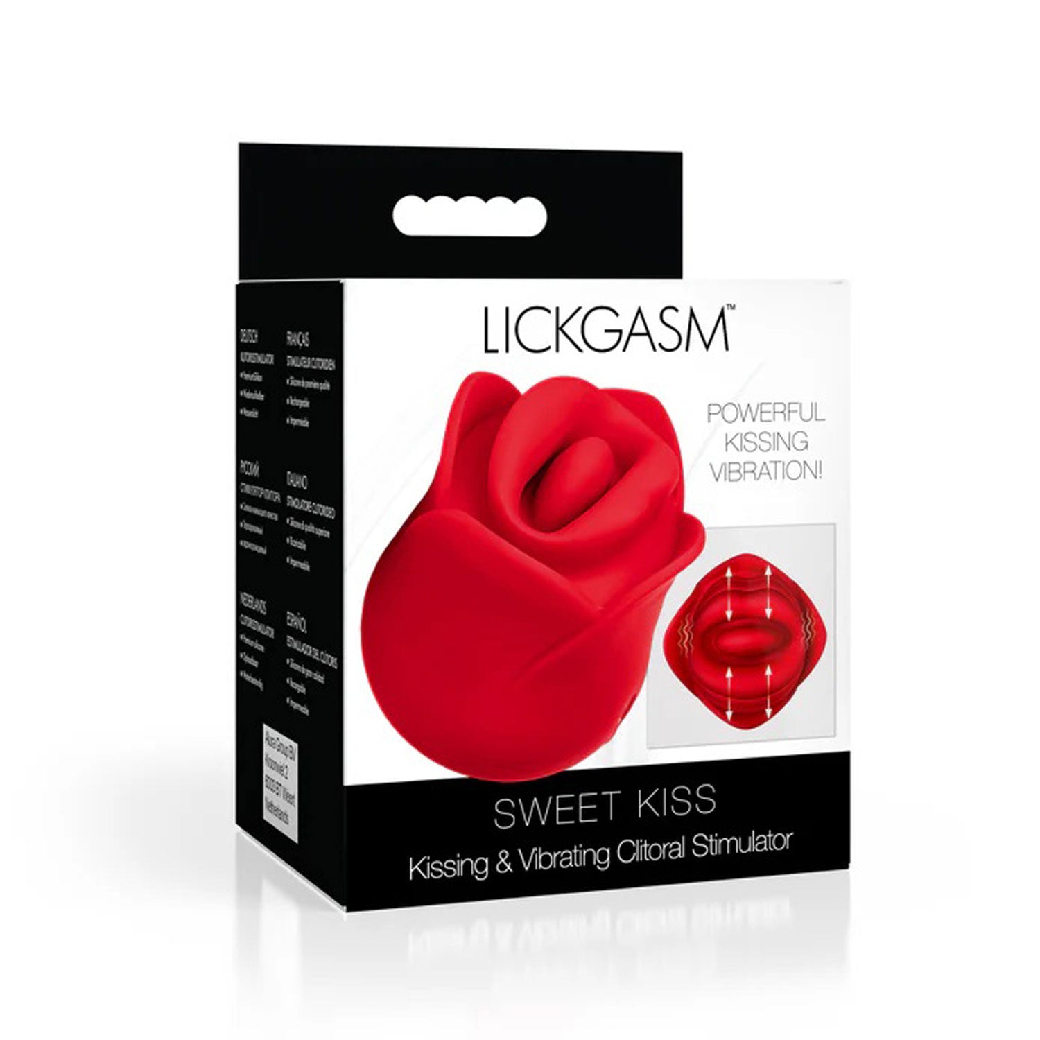 Sweet Kiss Kissing & Vibrating Clitoral Stimulator - Red Default Title