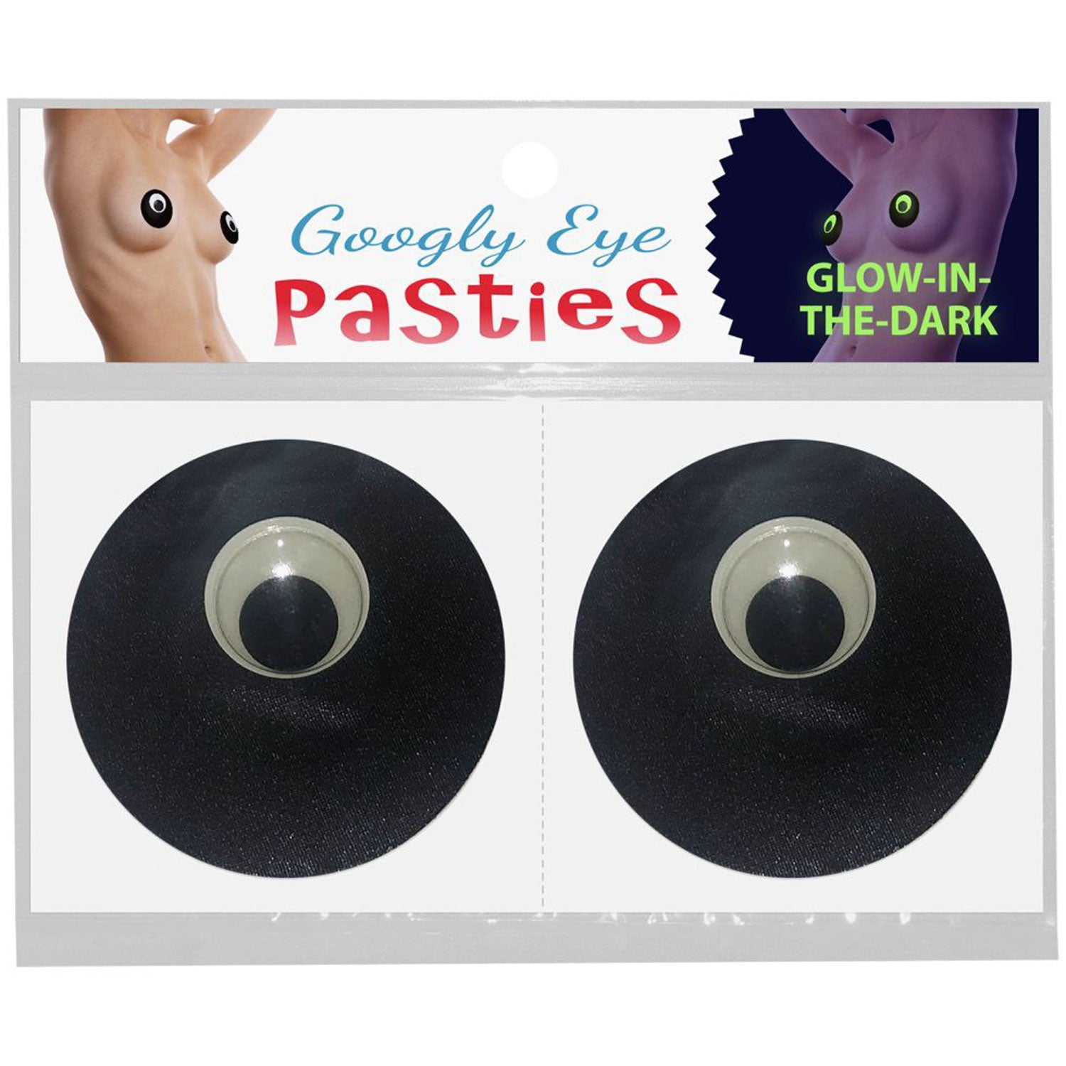 Kheper Games Googly Eye Pasties - Glow in the Dark — nipple toy at Stuffgoodies