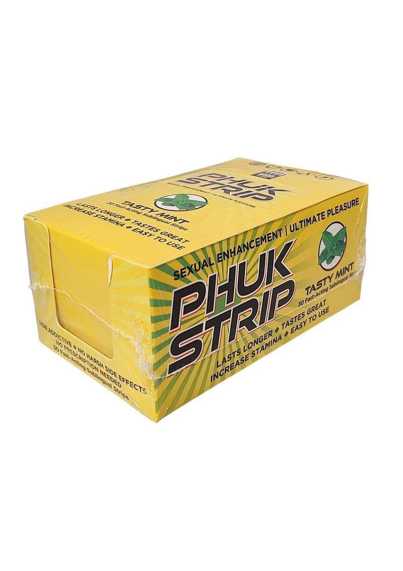 Phuk Mint Strip for Men 30 Count Display - 1ct Blister
