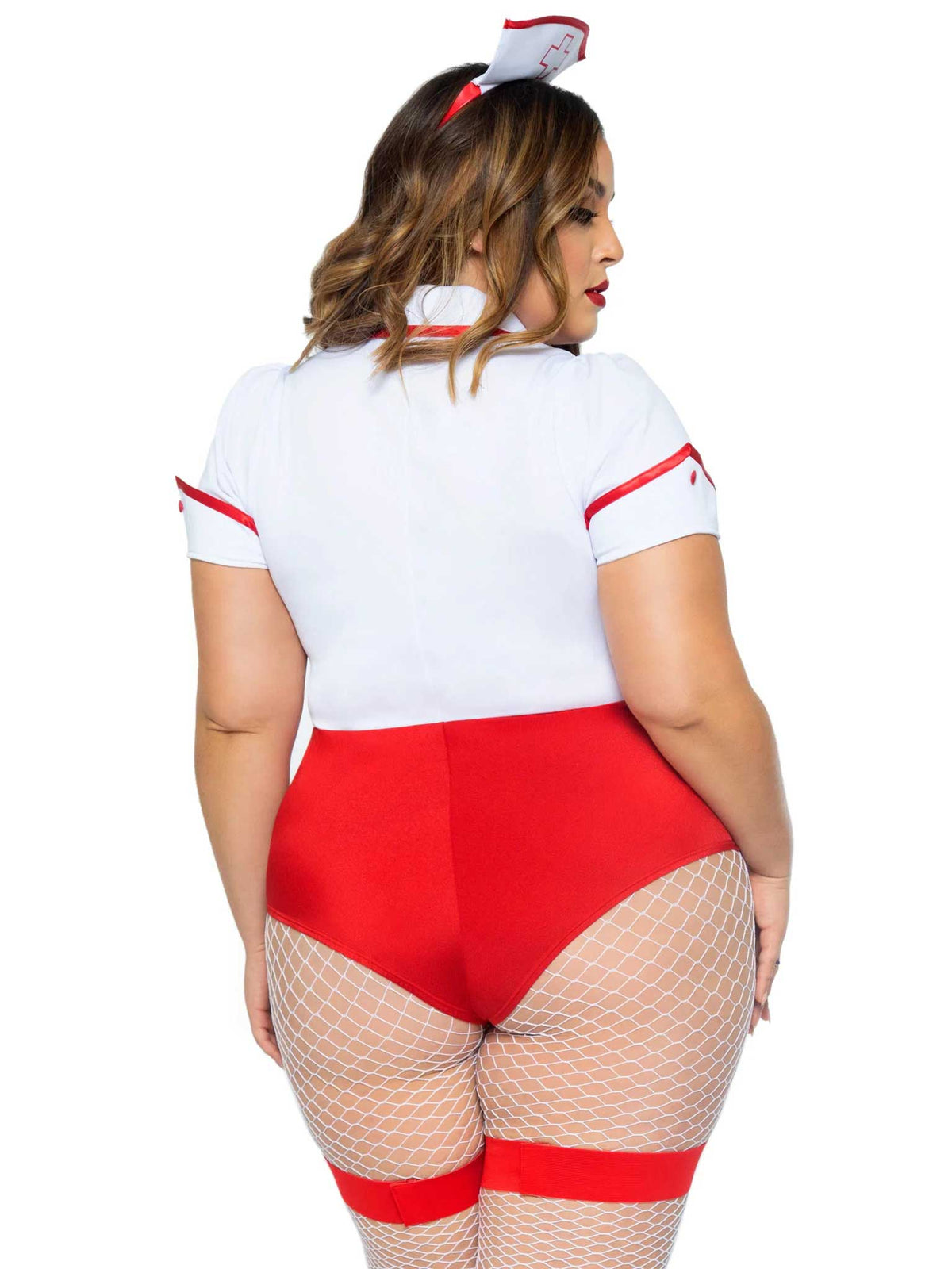 plus nurse feelgood sexy costume 1x 2x white red