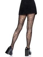 Doll Net Tights - One Size - Black