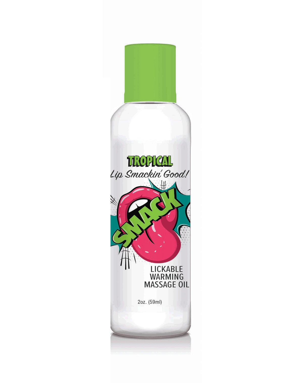 smack warming and lickable massage oil tropical 2 oz