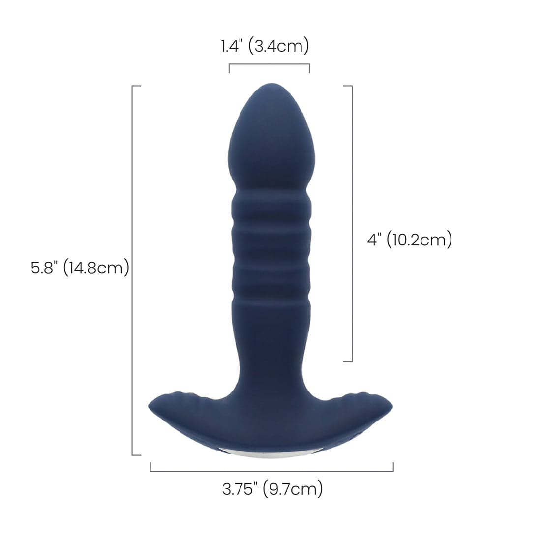 Link Paxton - Vibrador de próstata conectado a la aplicación - Azul marino