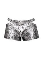 s'naked Pouch Short - X-Large - Silver/black Default Title