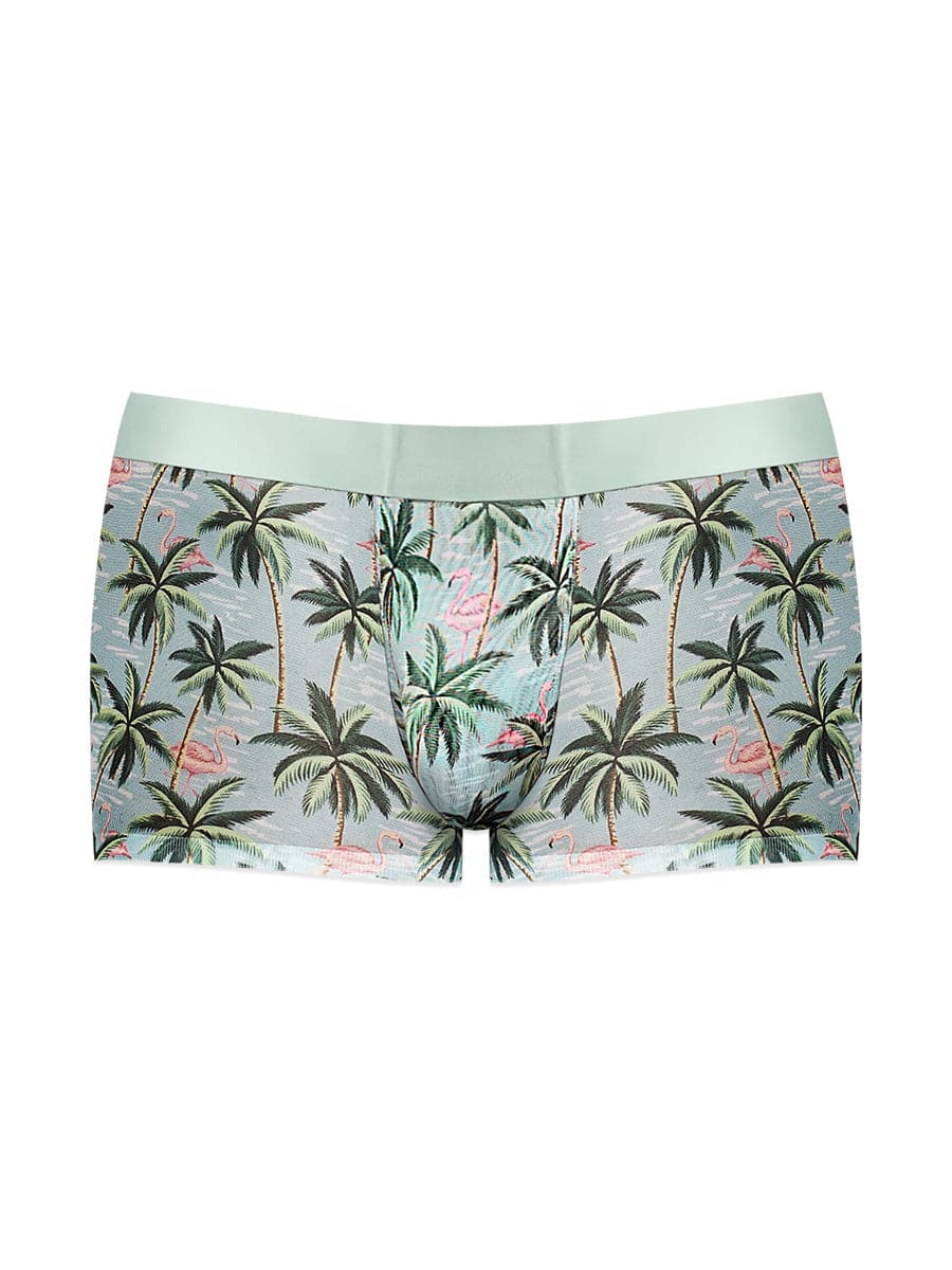 Sheer Prints - Seamless Sheer Short - Small - Flamingo