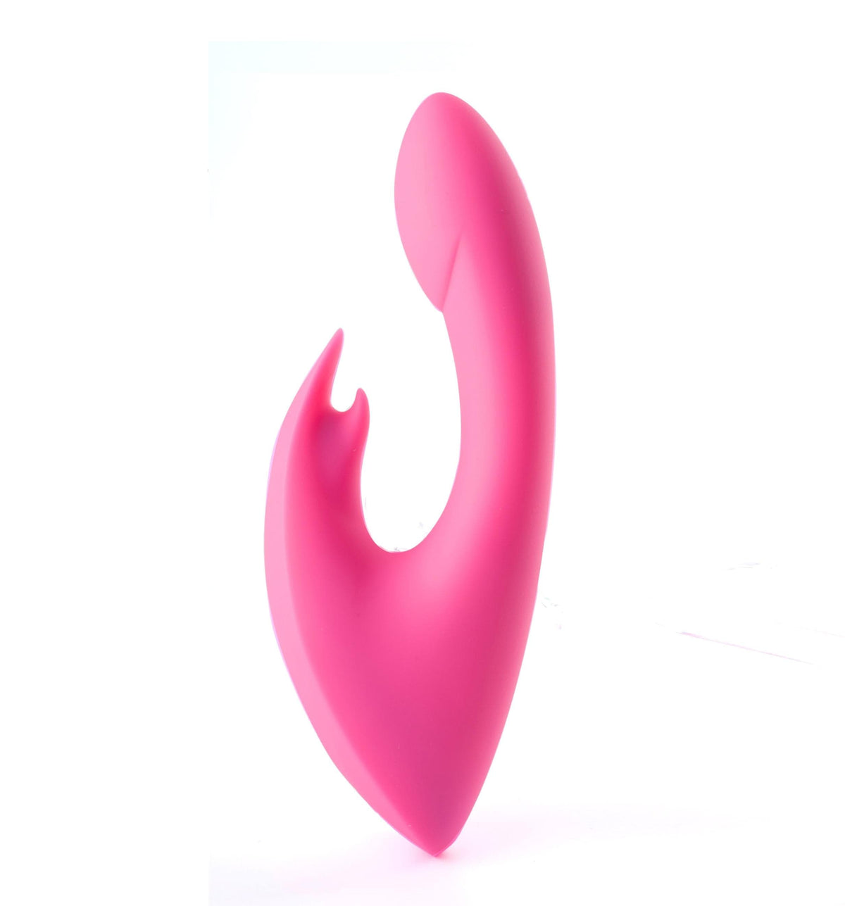 leah usb rechargeable silicone 10 function rabbit vibrator pink