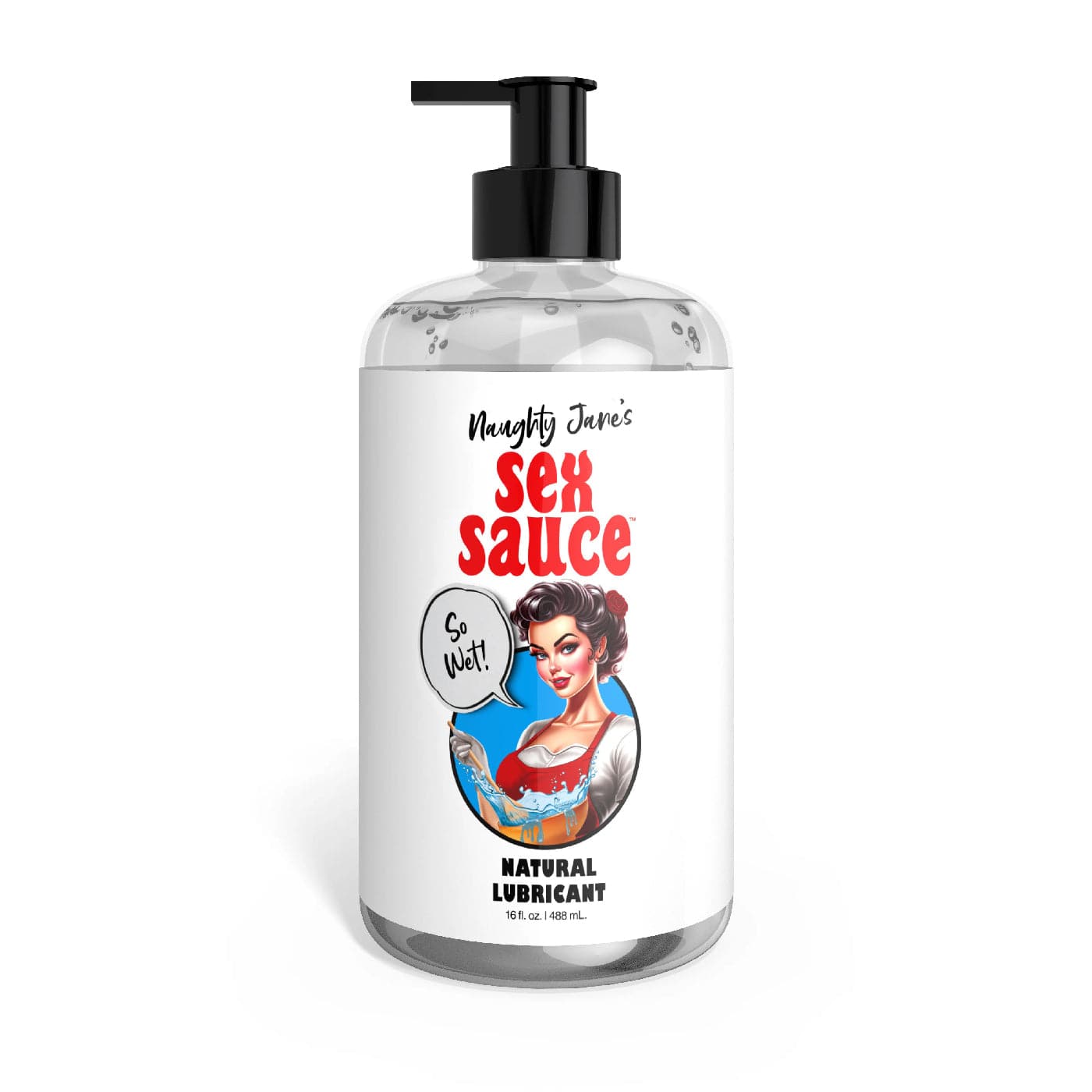 XR Naughty Jane's Naughty Jane's Sex Sauce Natural Lubricant 16oz — lubricant at Stuffgoodies