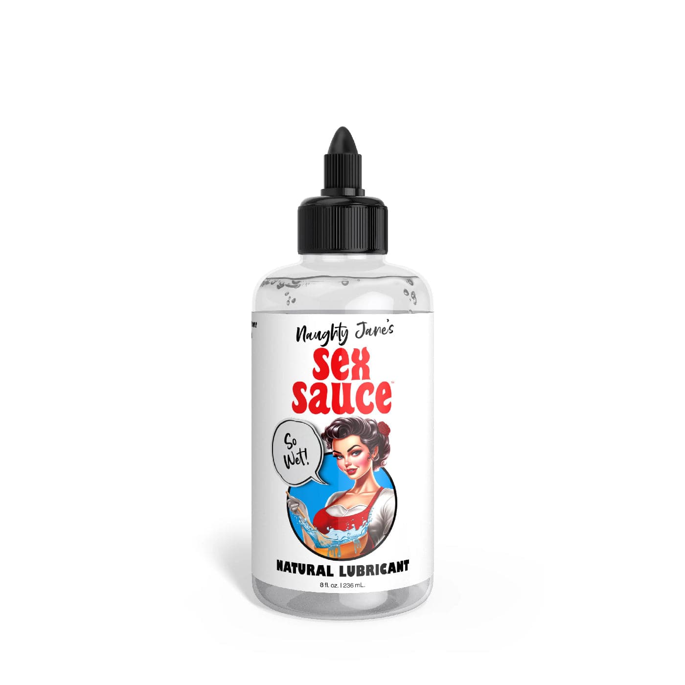 XR Naughty Jane's Naughty Jane's Sex Sauce Natural Lubricant 8oz — lubricant at Stuffgoodies