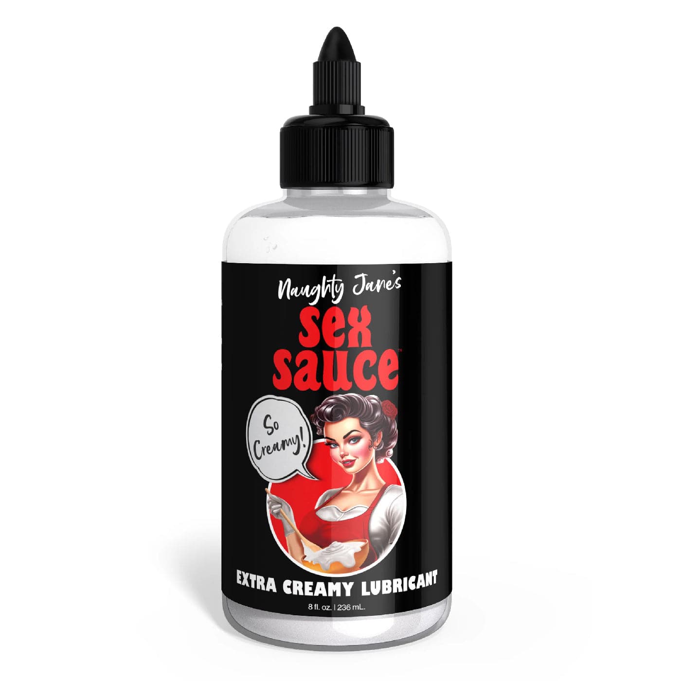 XR Naughty Jane's Naughty Jane's Sex Sauce Extra Creamy Lubricant 8 Oz — lubricant at Stuffgoodies
