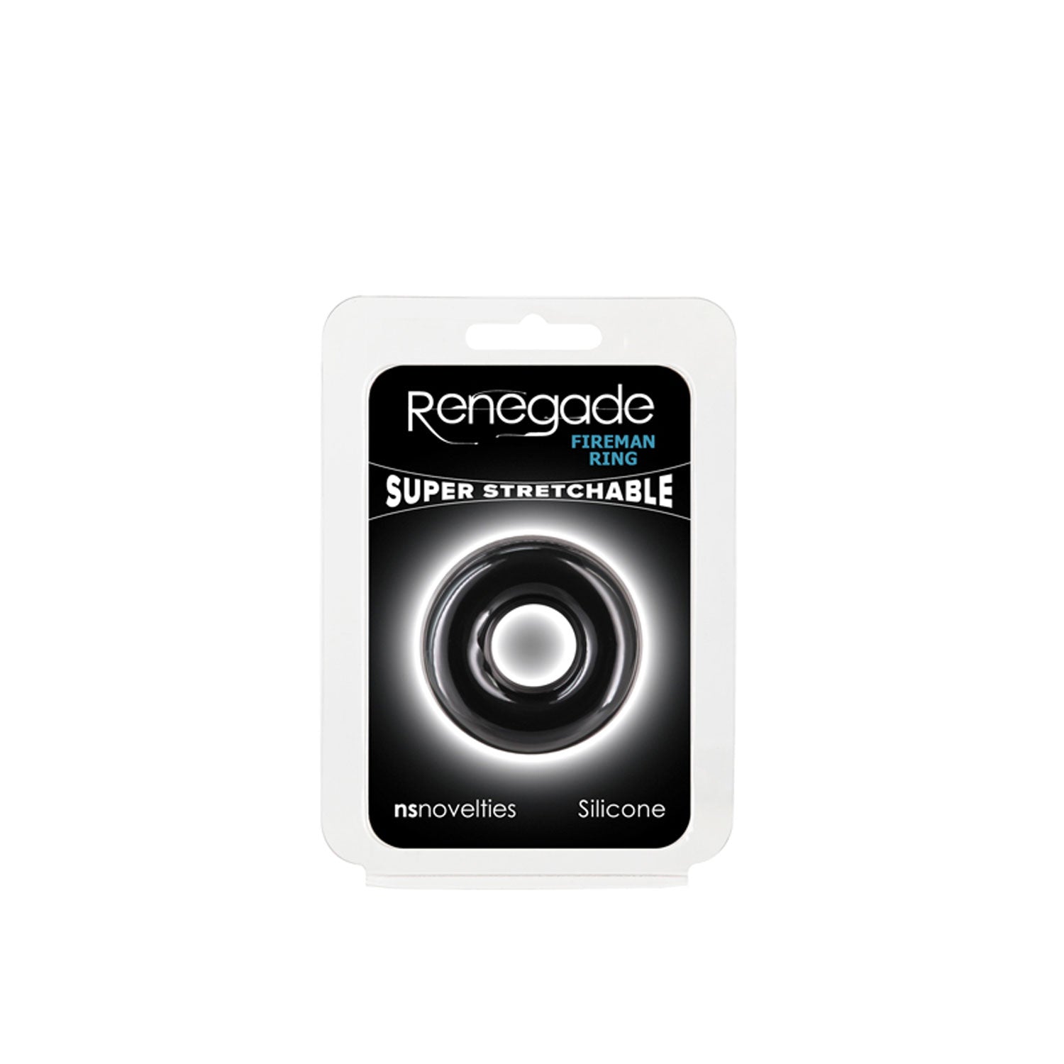 nsnovelties Renegade - Fireman Ring - Small - Black — black cock ring at Stuffgoodies