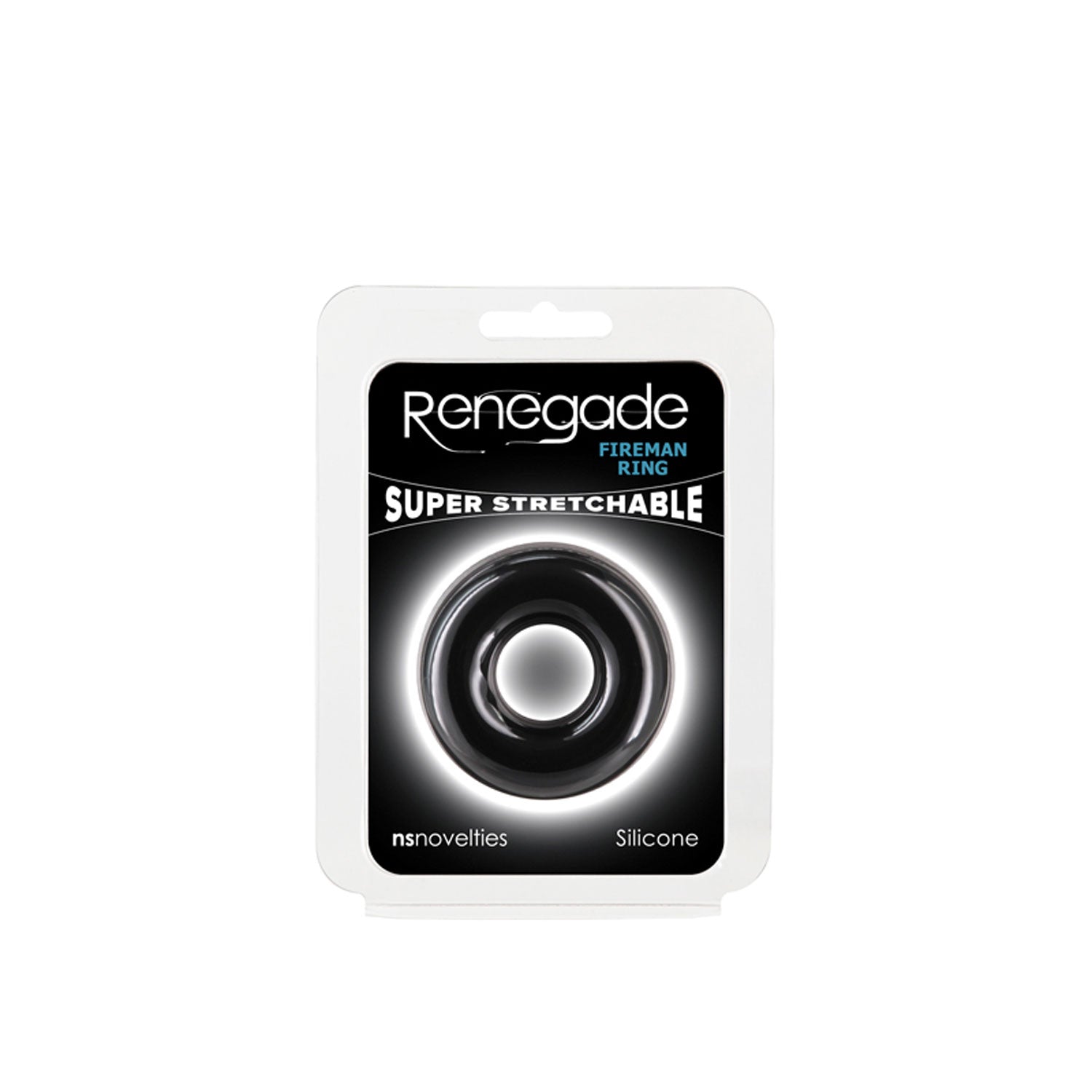 nsnovelties Renegade - Fireman Ring - Medium - Black — black cock ring at Stuffgoodies