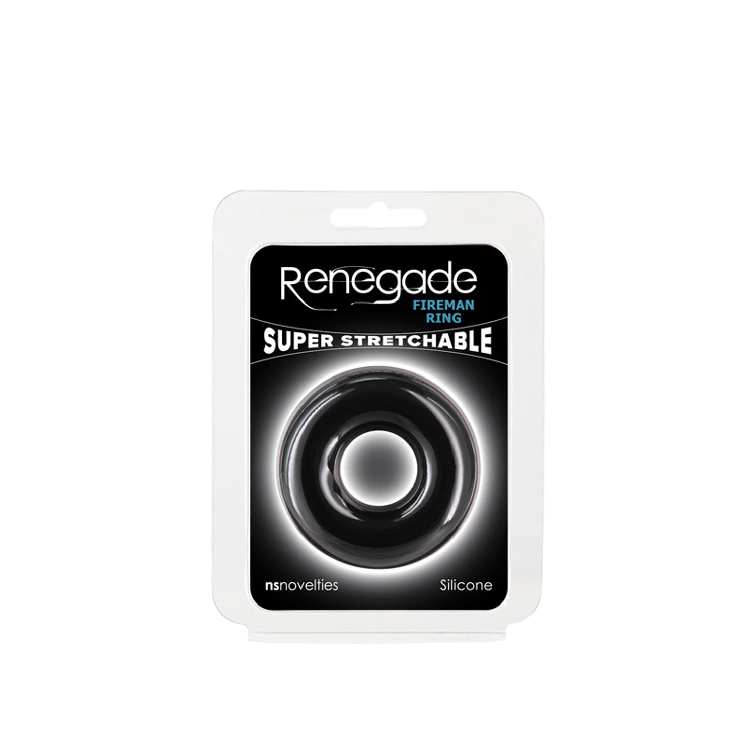nsnovelties Renegade - Fireman Ring - Large - Black — black cock ring at Stuffgoodies