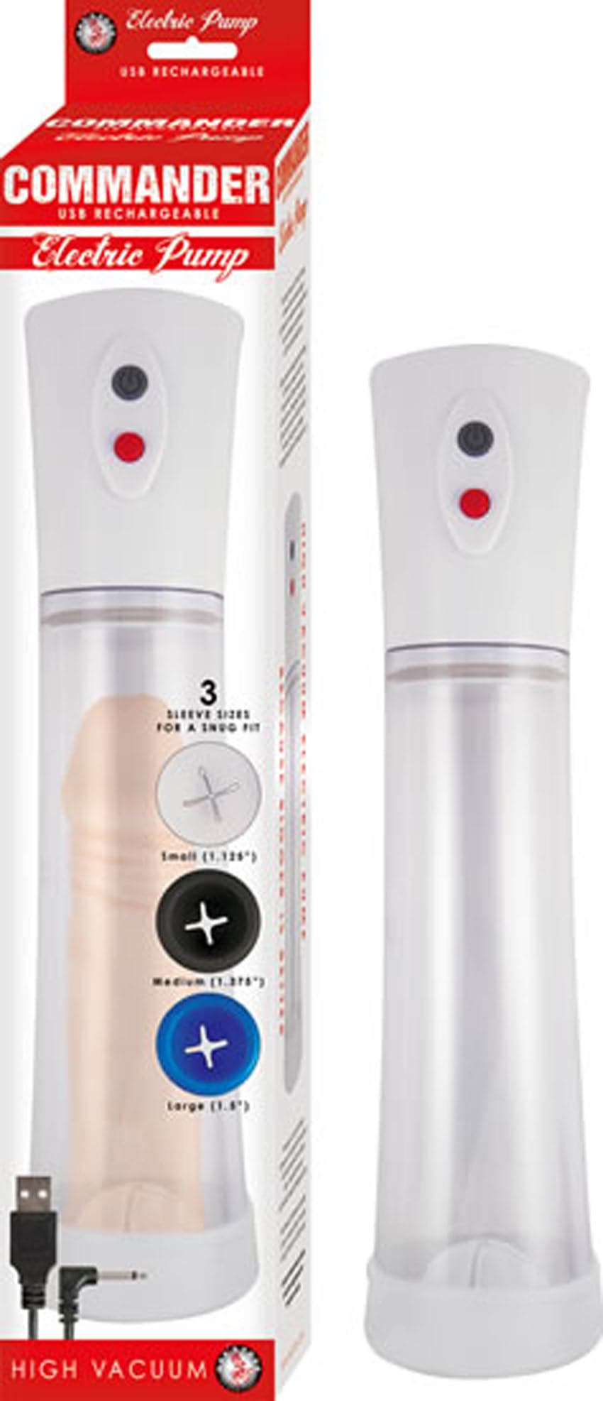 Commander Electric Pump - Clear