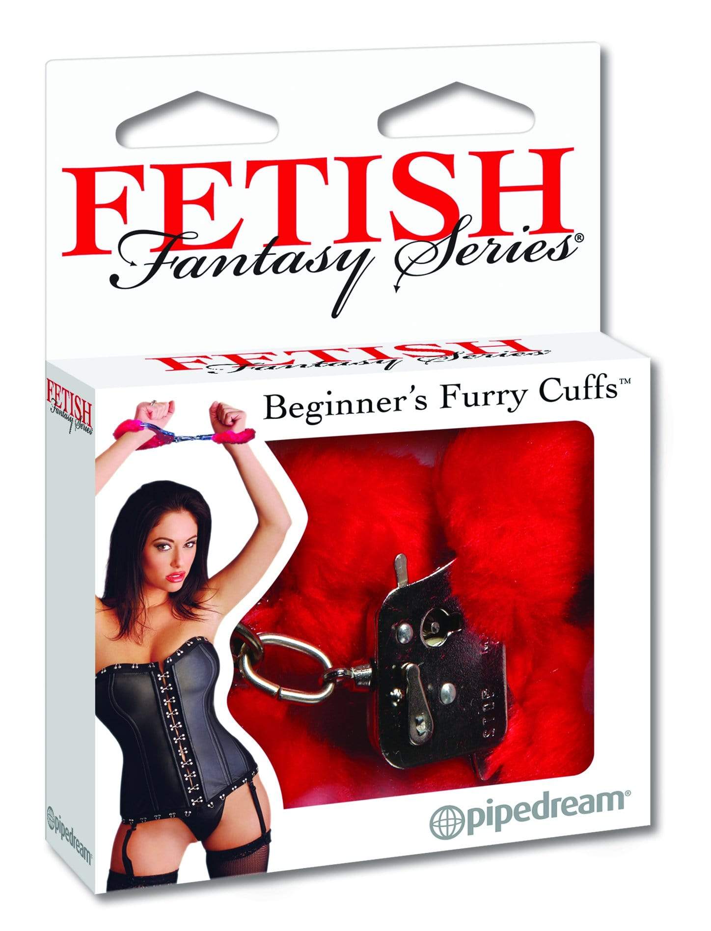 Fetish Fantasy Series Beginner's Furry Cuffs - Red