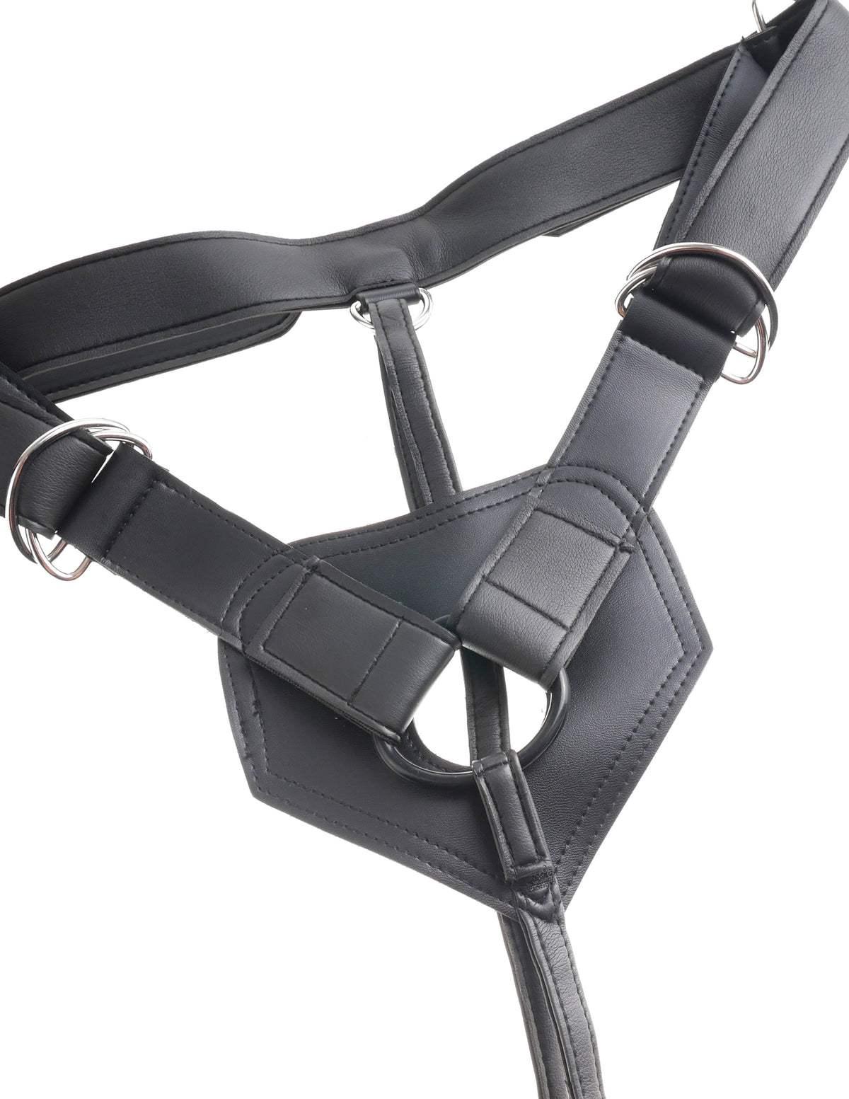 King Cock Strap-on Harness With 9&quot; Cock - Tan