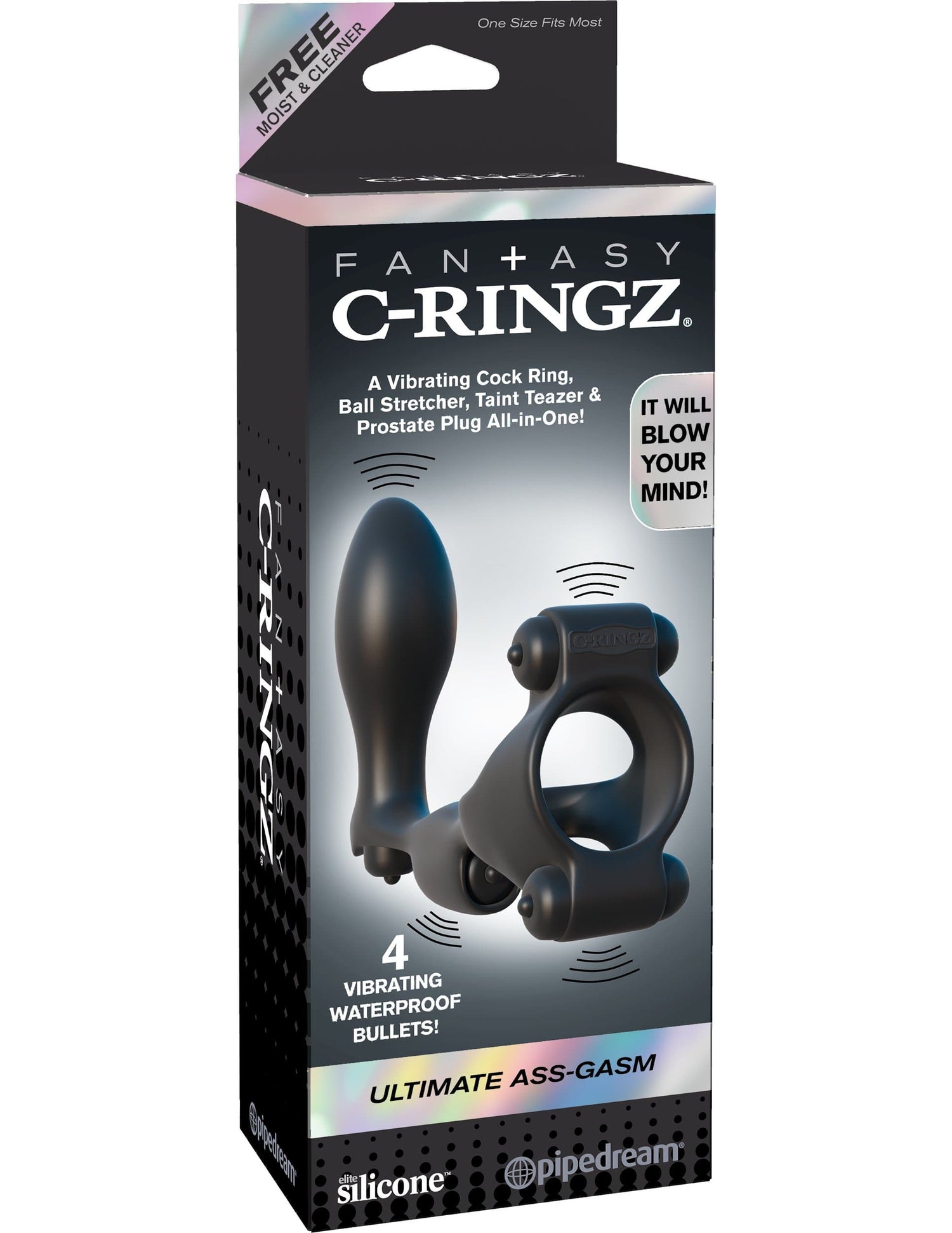 Fantasy C-Ringz Ultimate Ass Gasm - Black