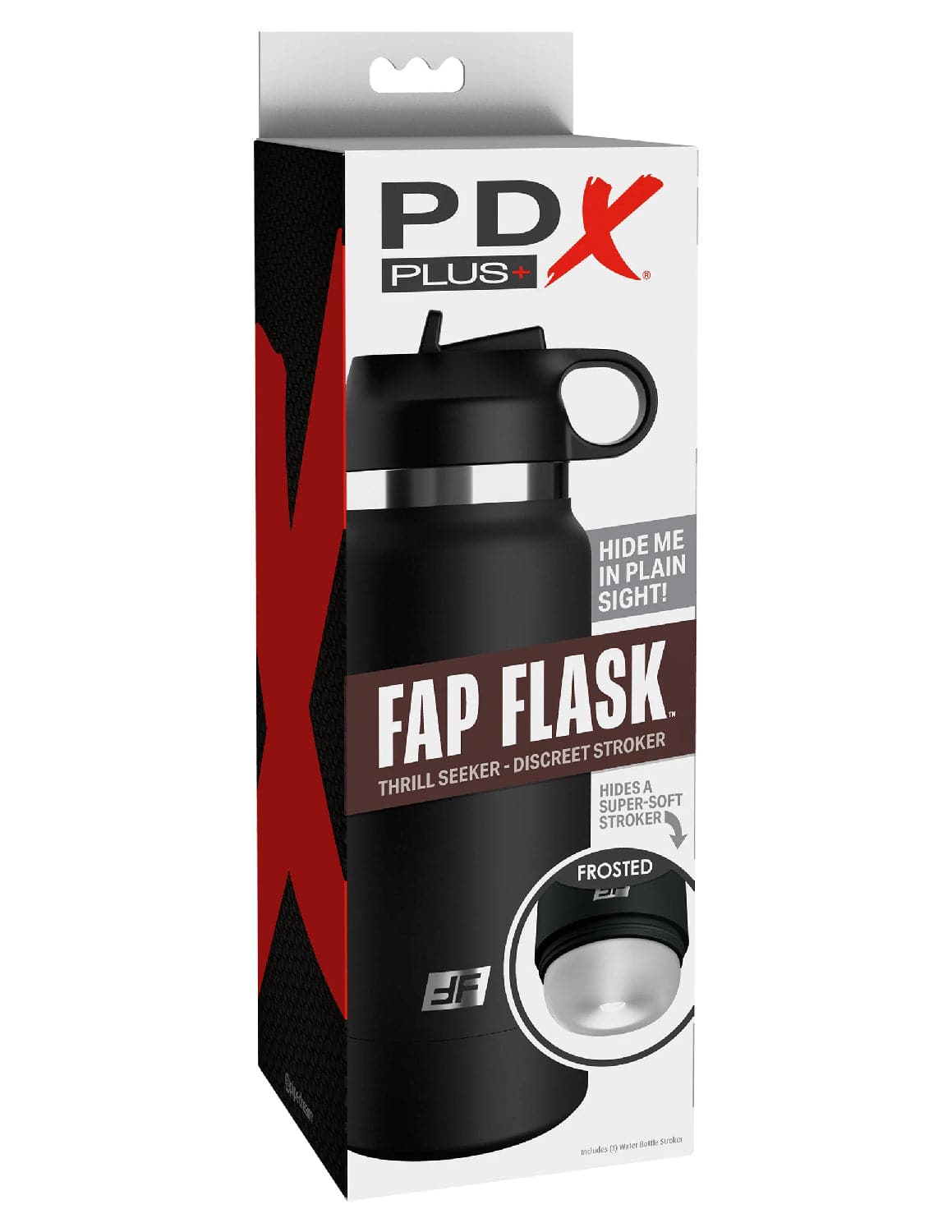 Fap Flask - Thrill Seeker - Black Bottle - Frosted Default Title