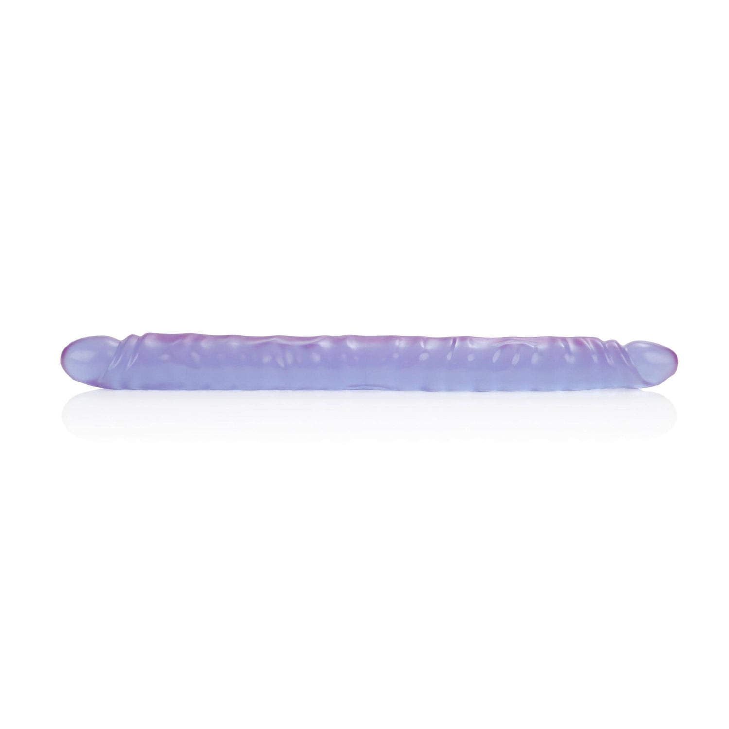 CalExotics Slim Jim Duo 17 Inches Veined Super Slim Dong - Purple — Dildo