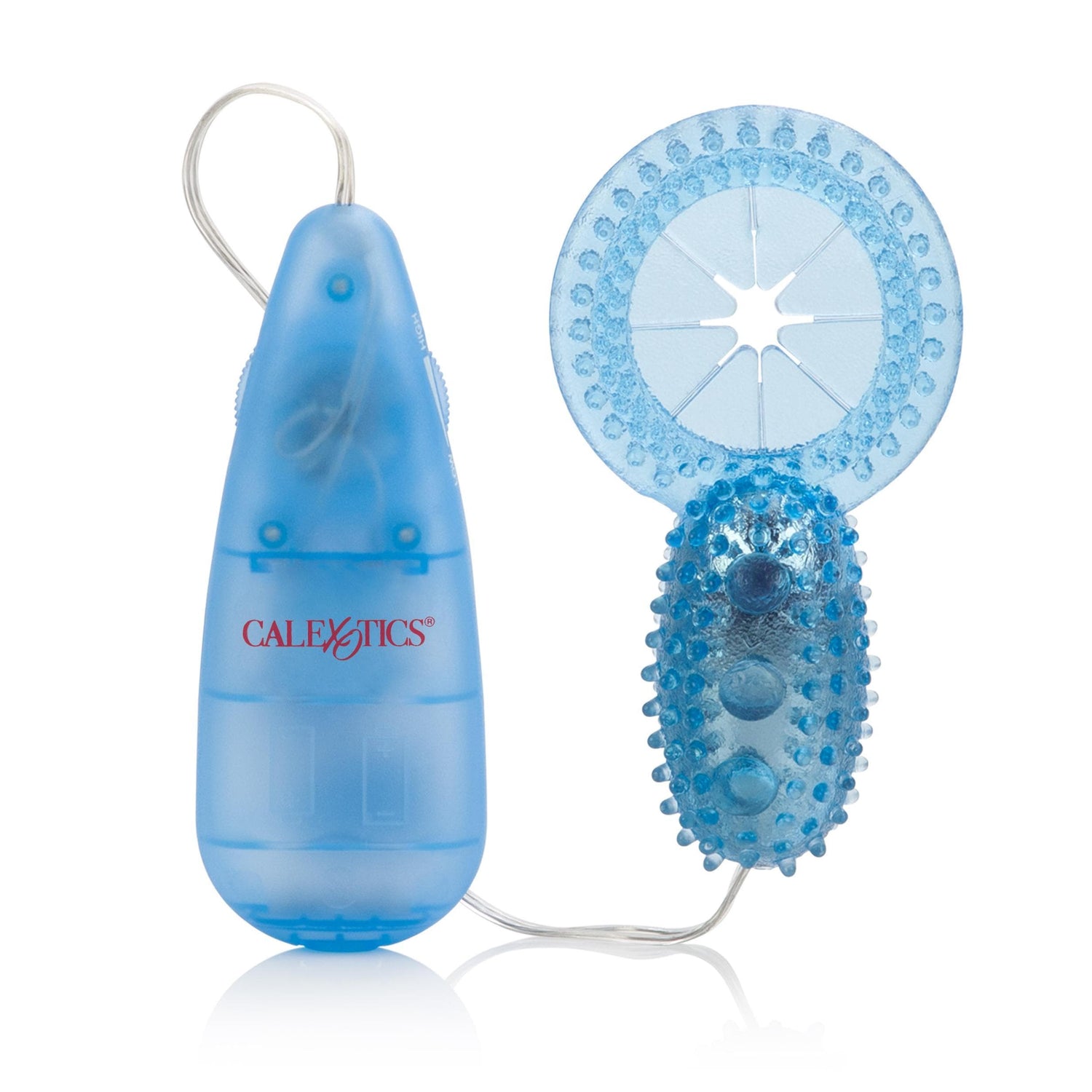 CalExotics Shanes World His Vibrating Stimulator - Blue — Cock Ring