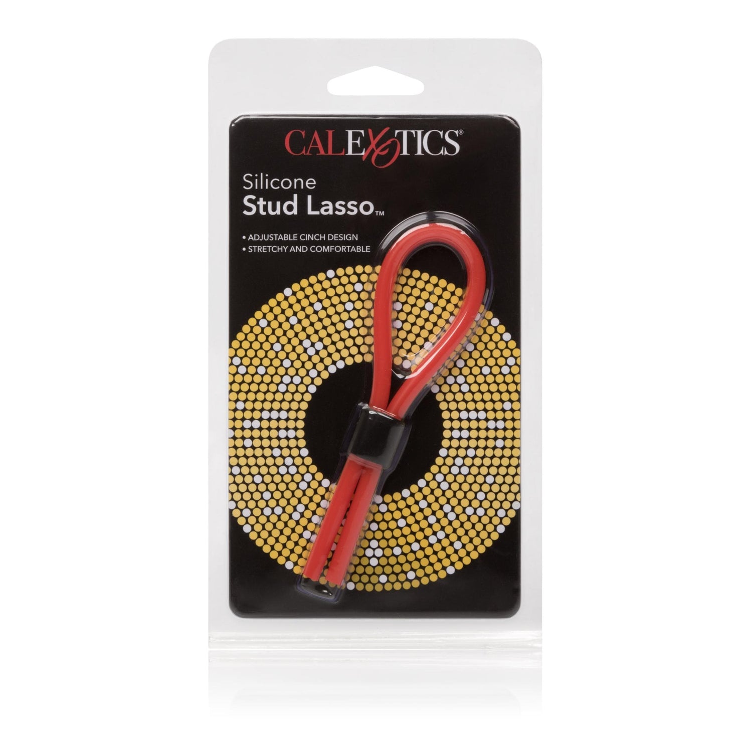 CalExotics Silicone Stud Lasso - Red — Silicone Cock Ring