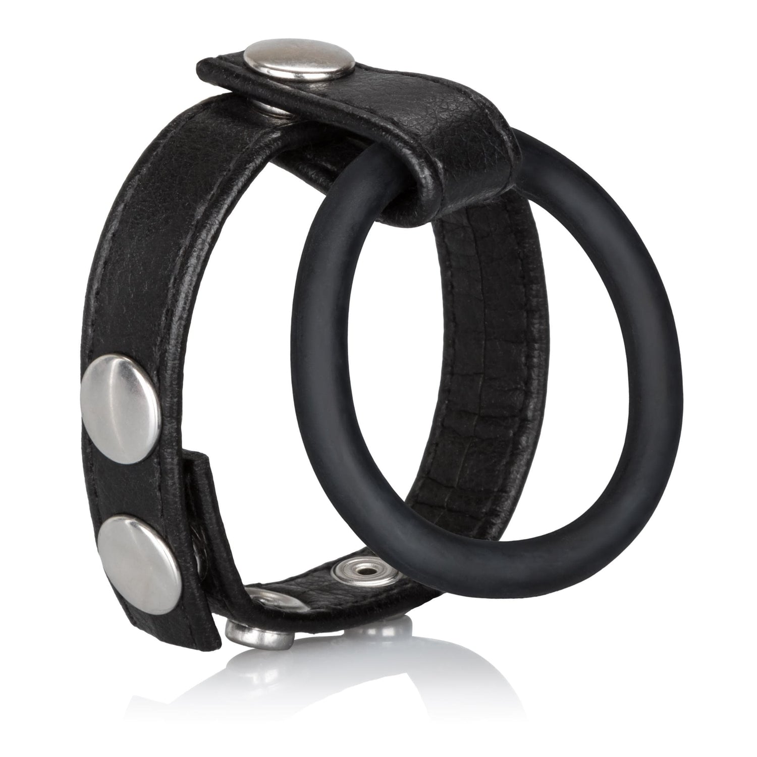 CalExotics Medium Leather Ball Spreader — Cock Ring