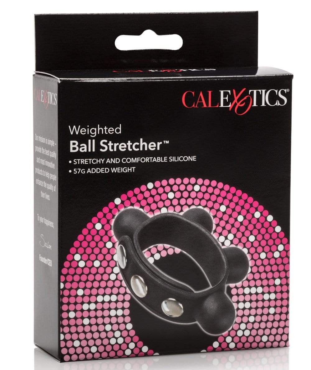 CalExotics Weighted Ball Stretcher — Silicone Cock Ring