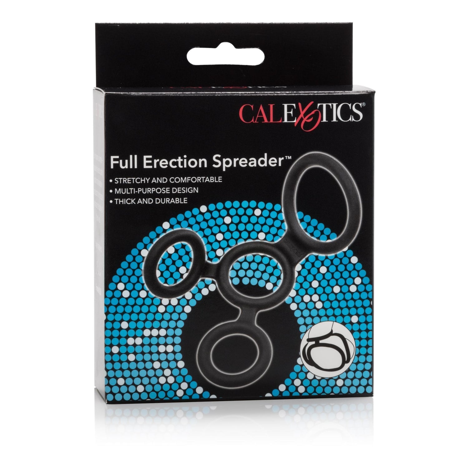 CalExotics Full Erection Spreader — Silicone Cock Ring