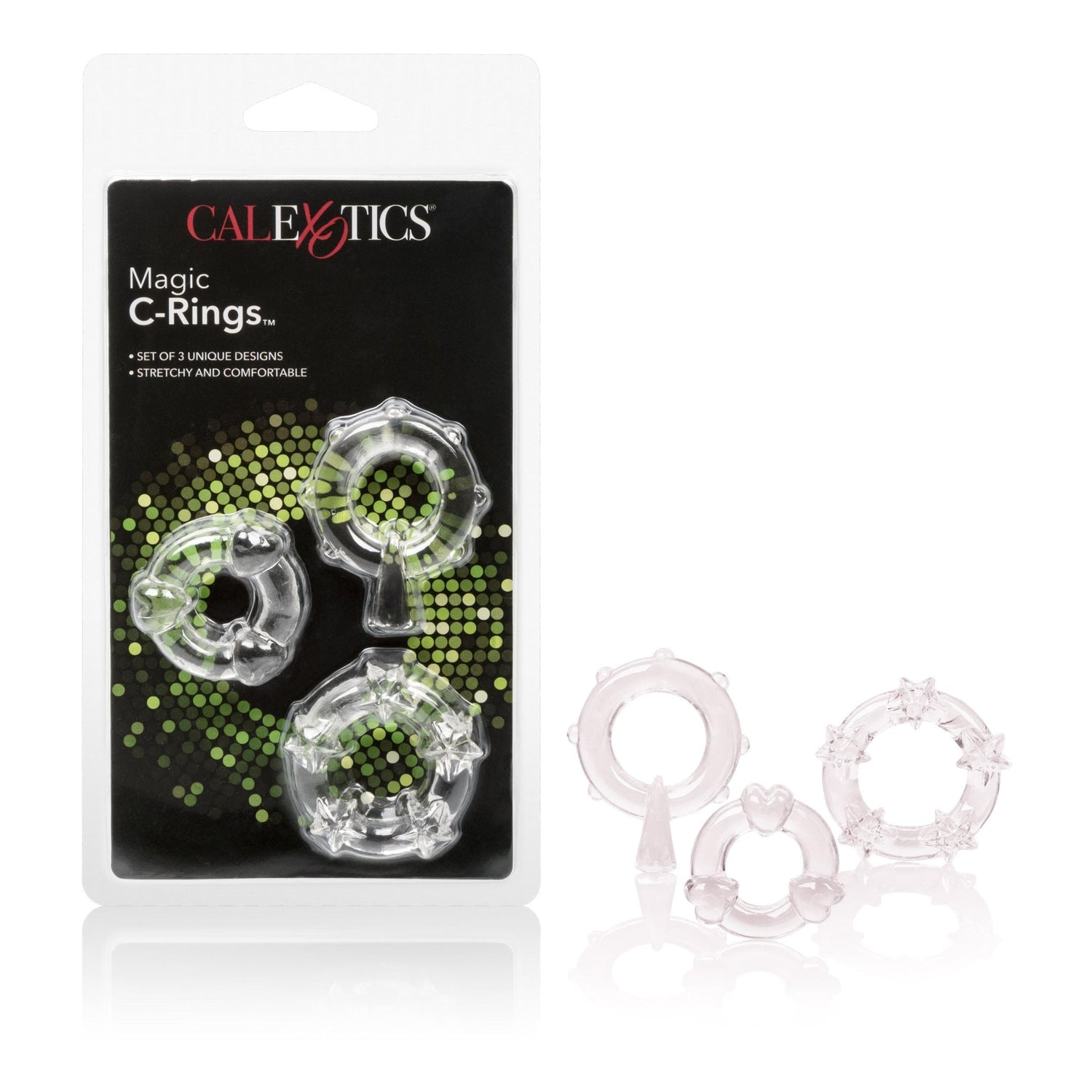 CalExotics Magic C-Rings - Clear