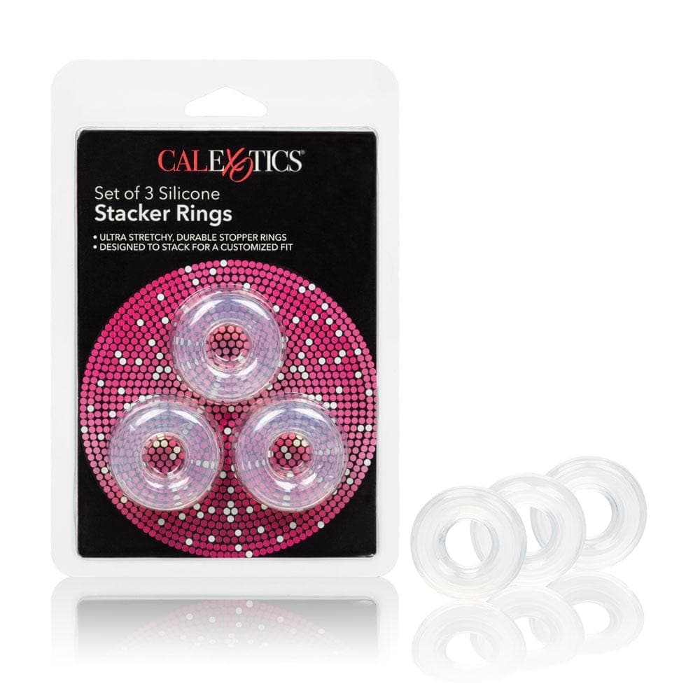 CalExotics Set of 3 Silicone Stacker Rings