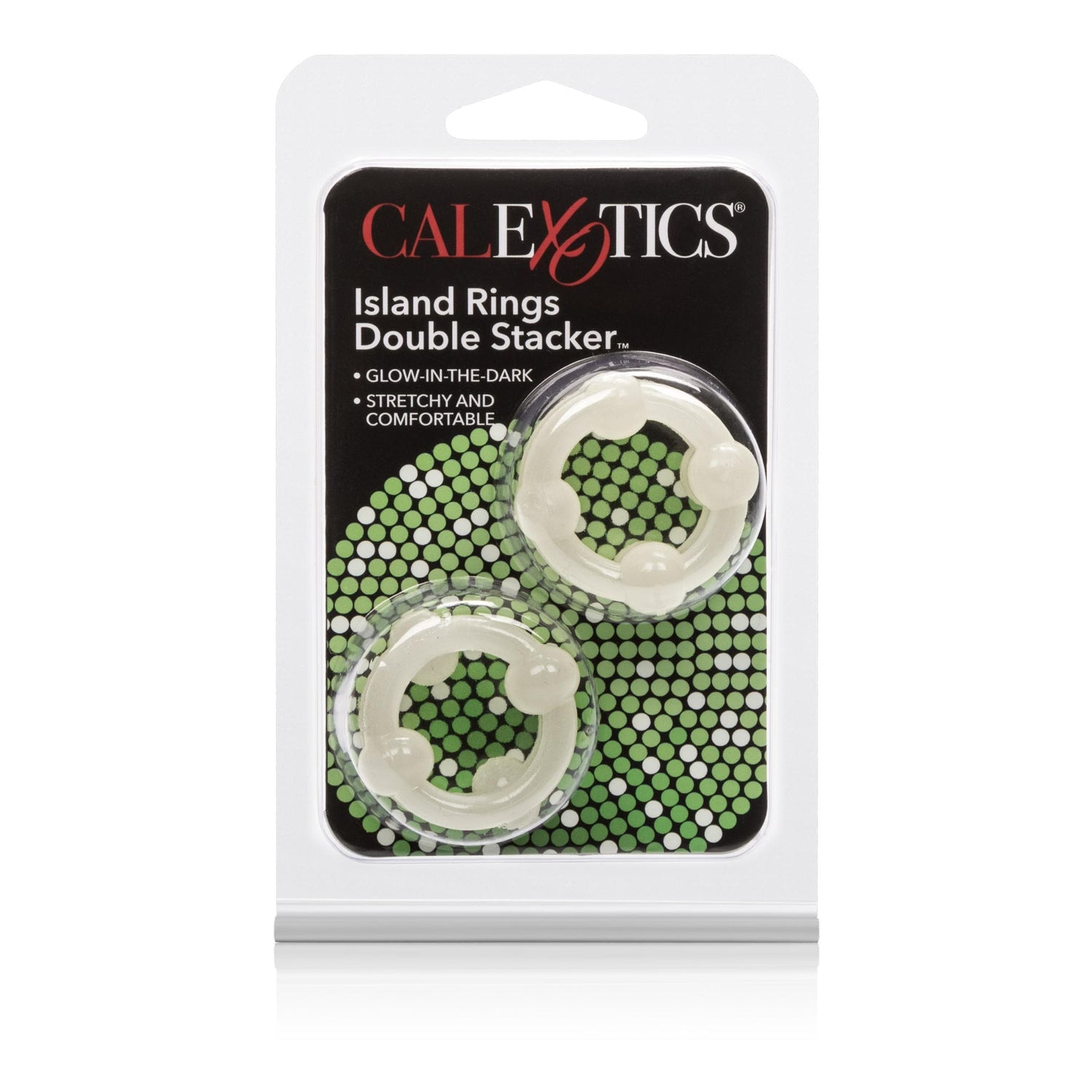 CalExotics Island Rings Double Stacker - Glow-in-the-Dark