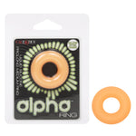 Alpha Glow-in-the-Dark Liquid Silicone Prolong Medium Ring - Orange Default Title