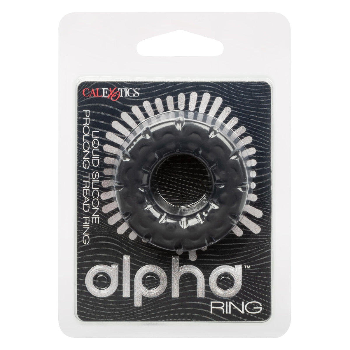 alpha liquid silicone prolong tread ring black