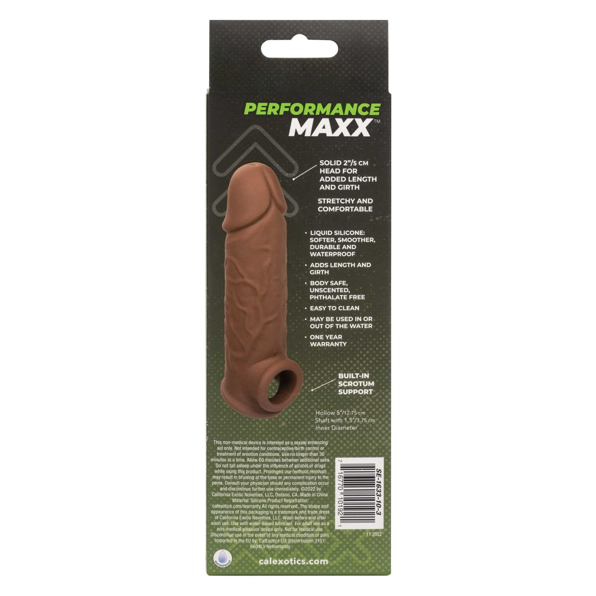 performance maxx life like extension 7 inch brown