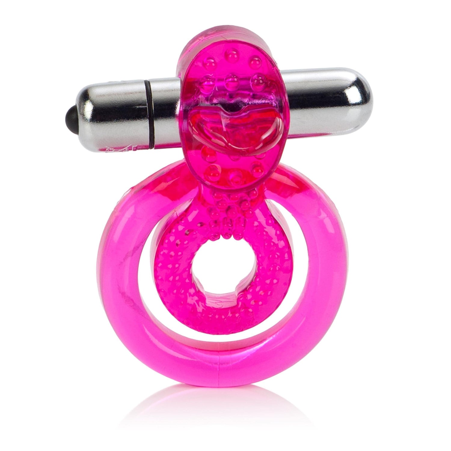 CalExotics Dual Clit Flicker — ABS Cock Ring