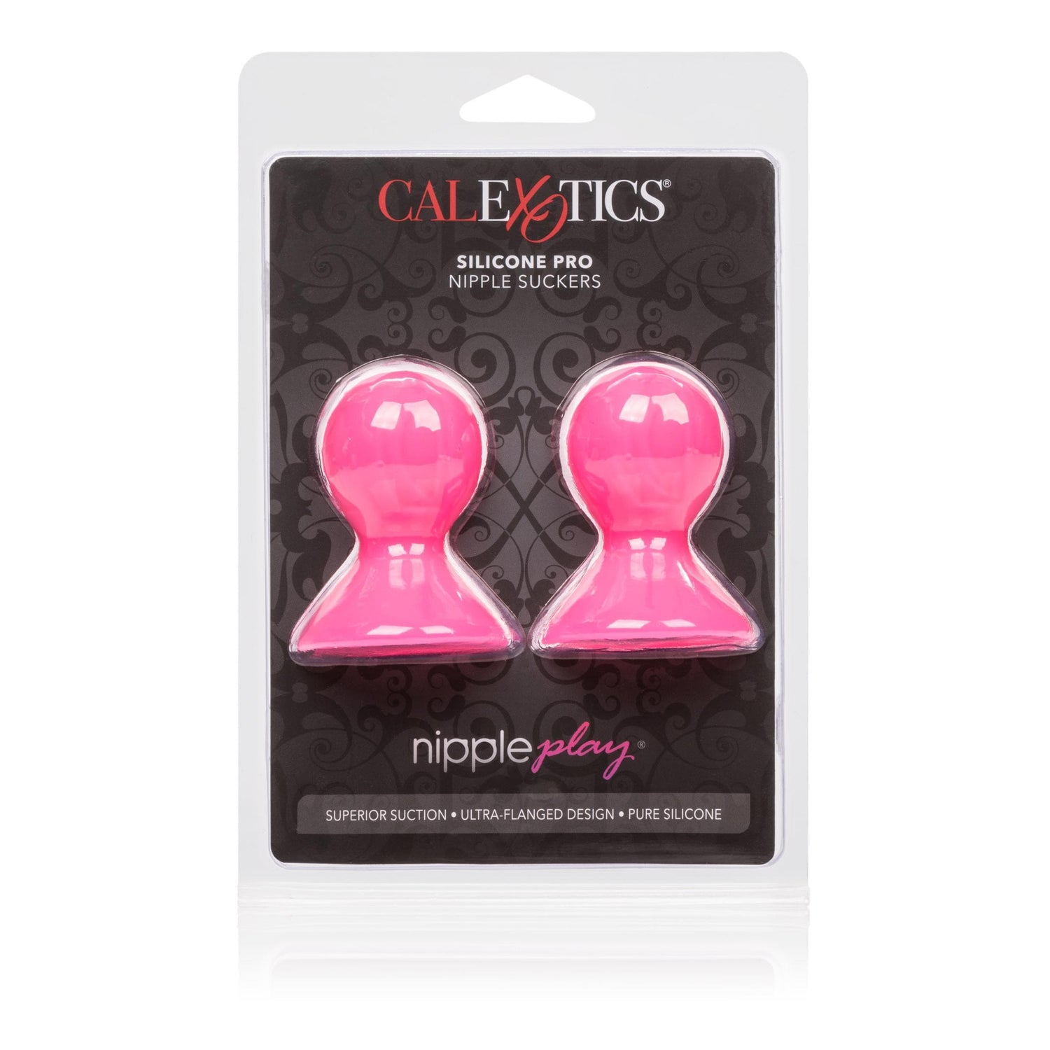 CalExotics Nipple Play Silicone Pro Nipple Suckers - Pink — Silicone Bondage Toy