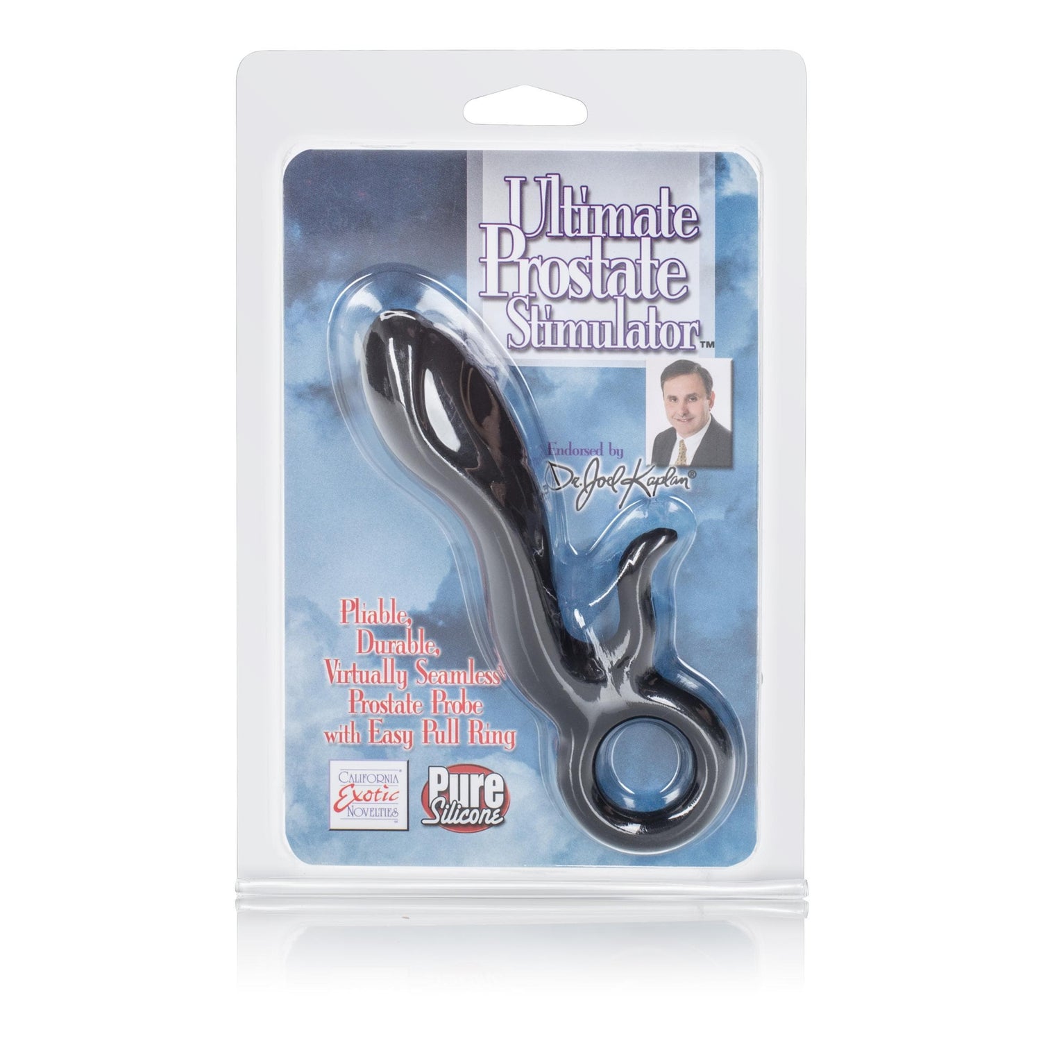 CalExotics Dr. Joel Kaplan Ultimate Prostate Stimulator - Black — Silicone Anal Toy