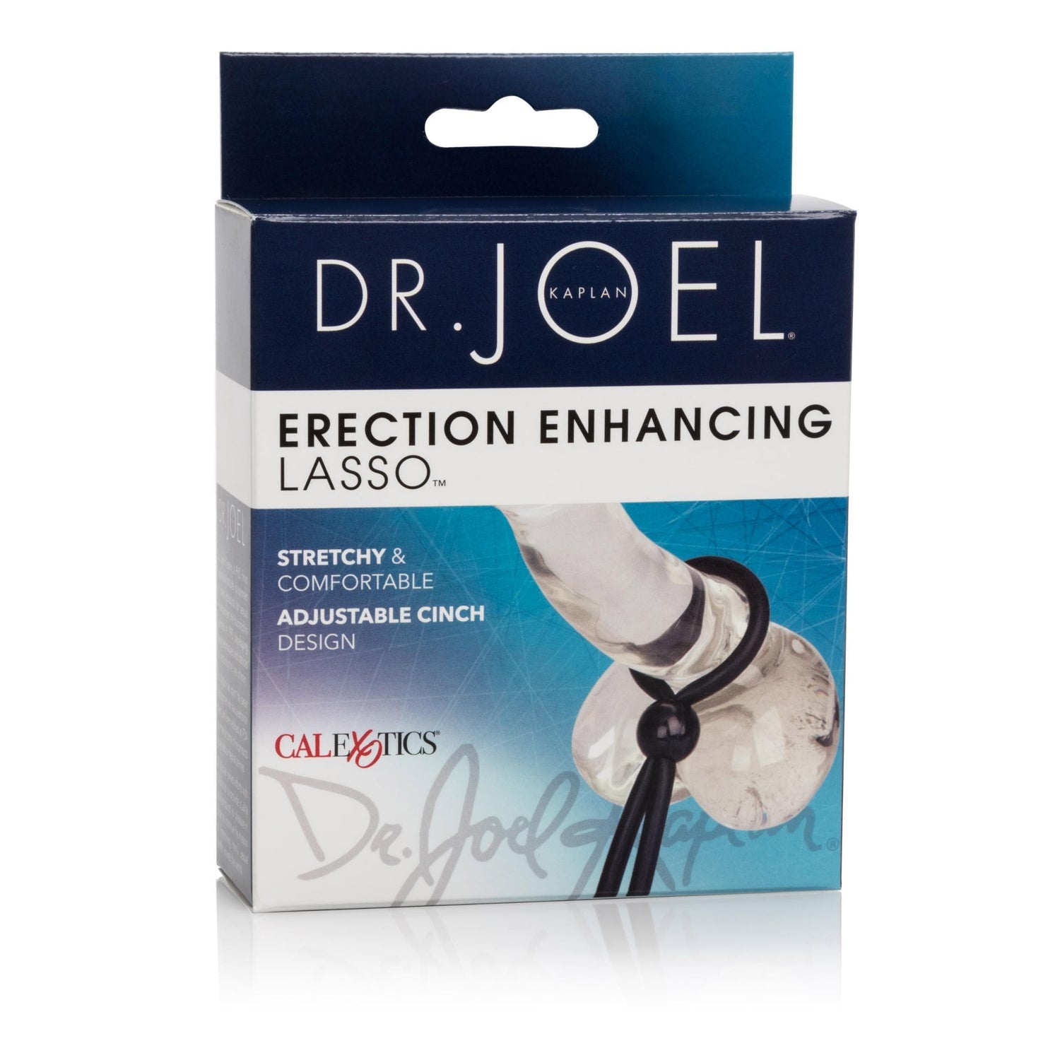 CalExotics Dr. Joel's Adjustable Erection Enhancing Lasso - Black — Cock Ring
