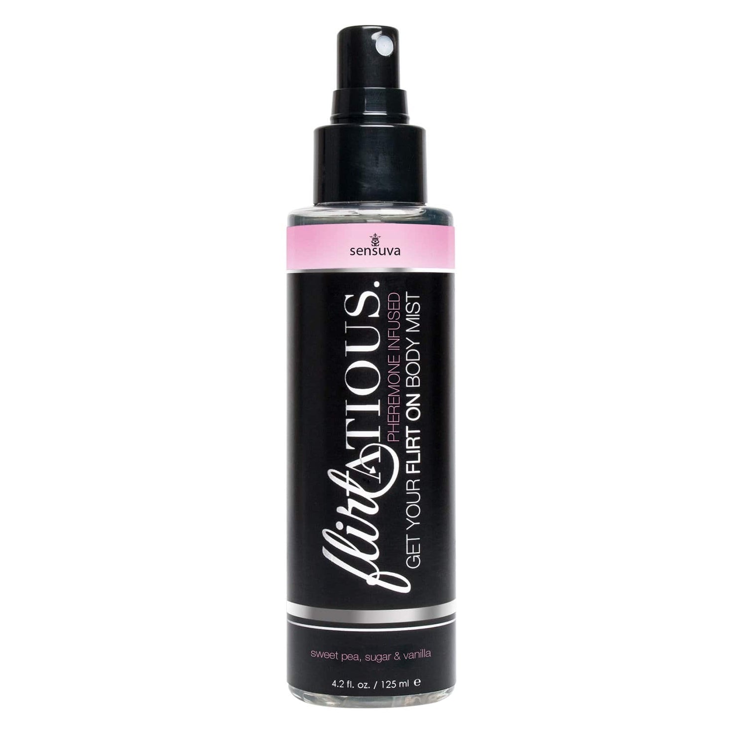 Flirtatious Pheromone Infused Body Mist - Vanilla, Sugar, & Sweet Pea - 4.2 fl.oz / 125 ml