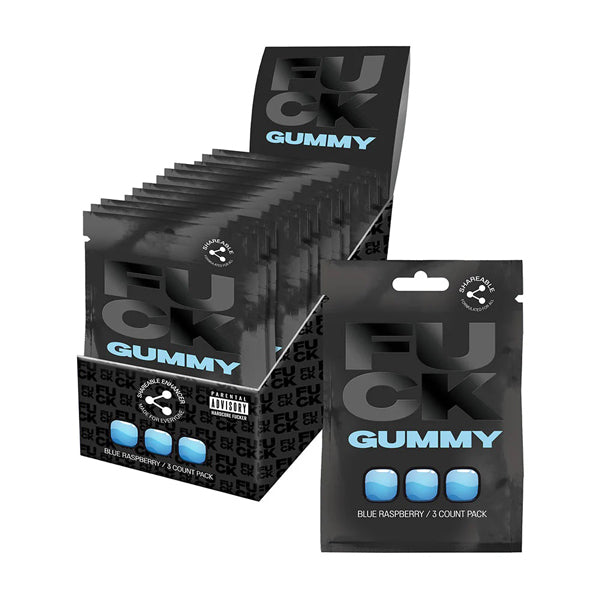 Fuck 20 Count Gummy Display 3 Per Card
